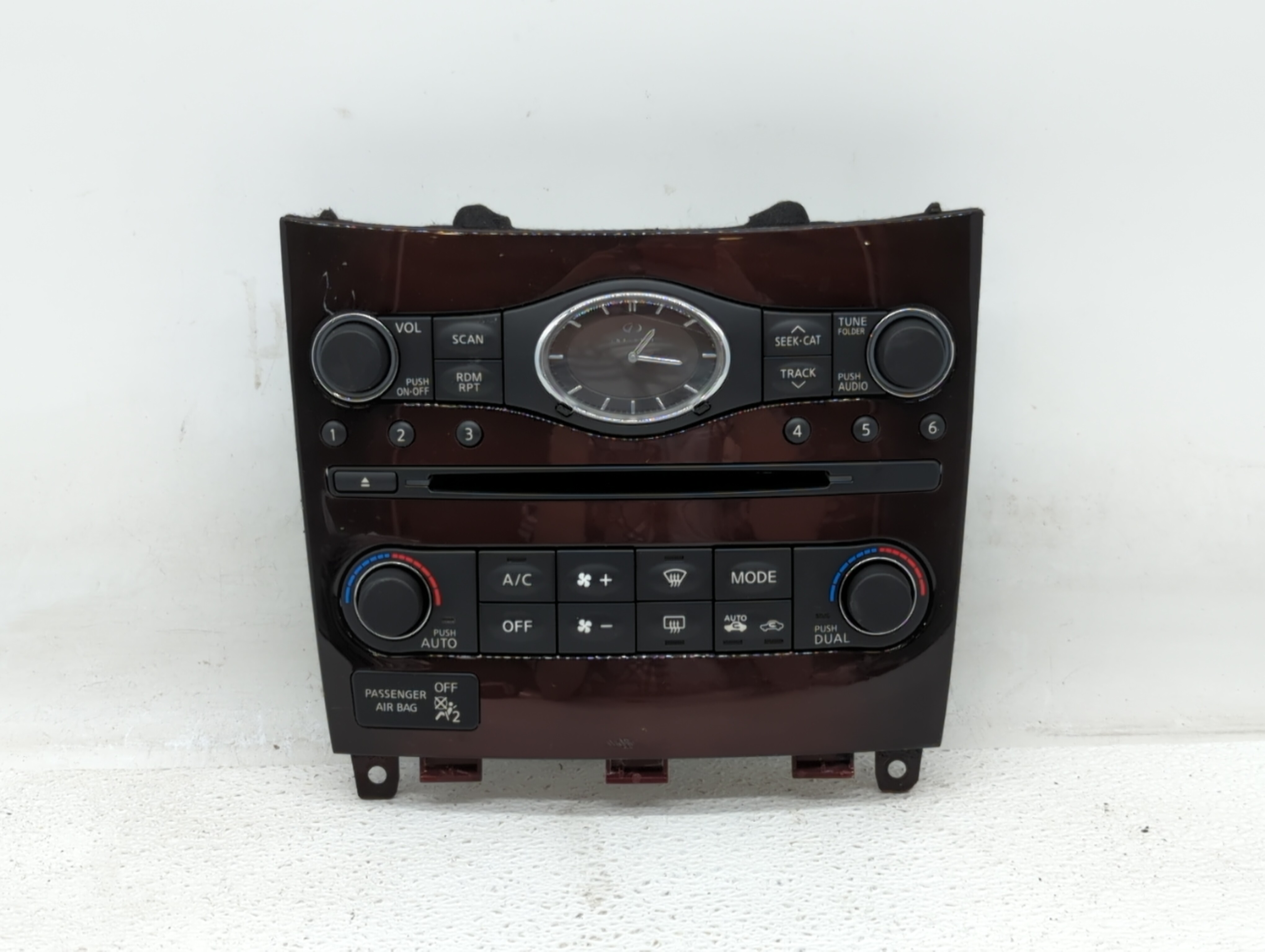 2017 Infiniti Ex35 Radio Control Panel 373287 - Oemusedautoparts1.com