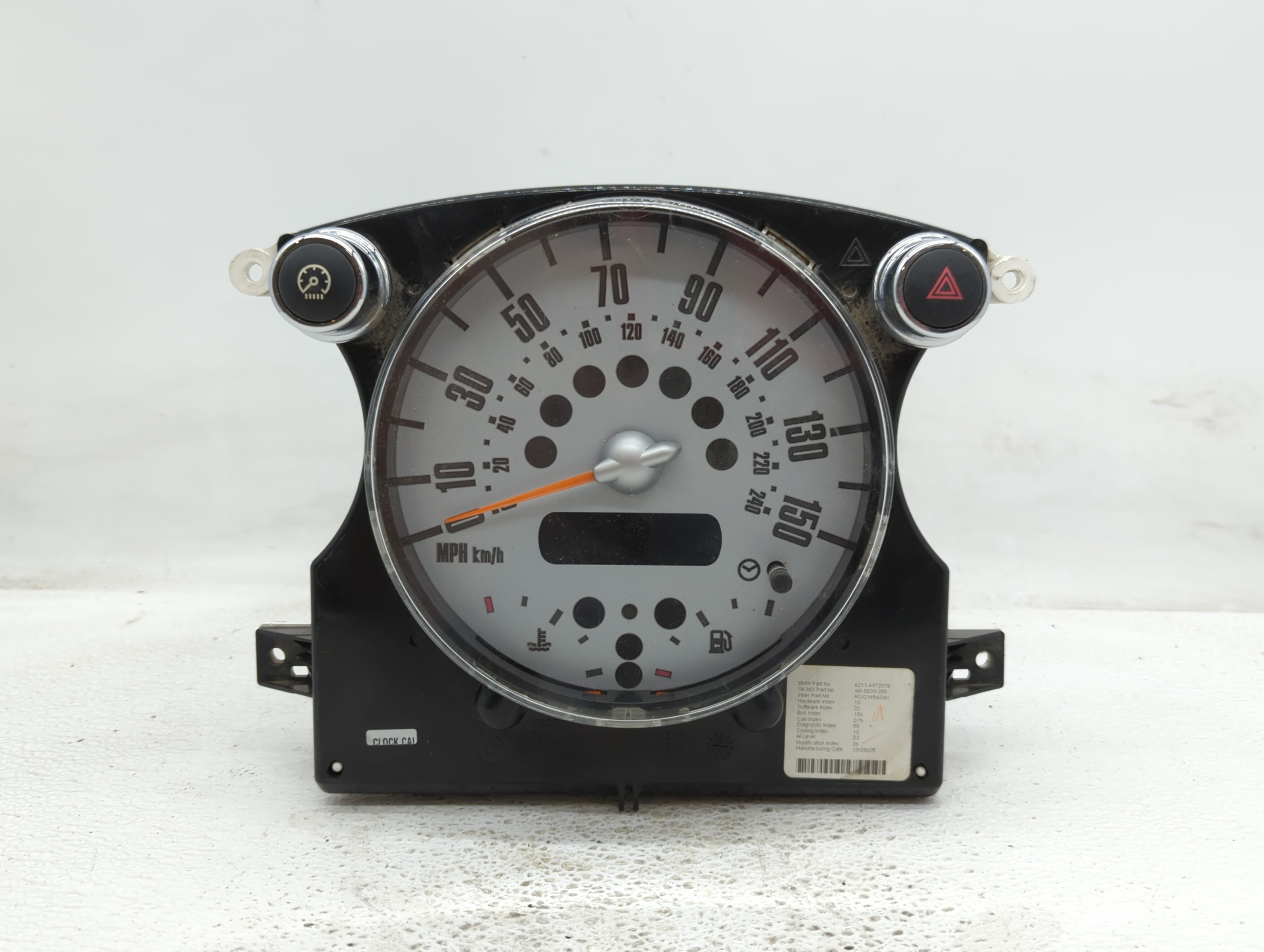 Picture of 2006 Mini Cooper Speedometer Instrument Cluster Gauges 380743