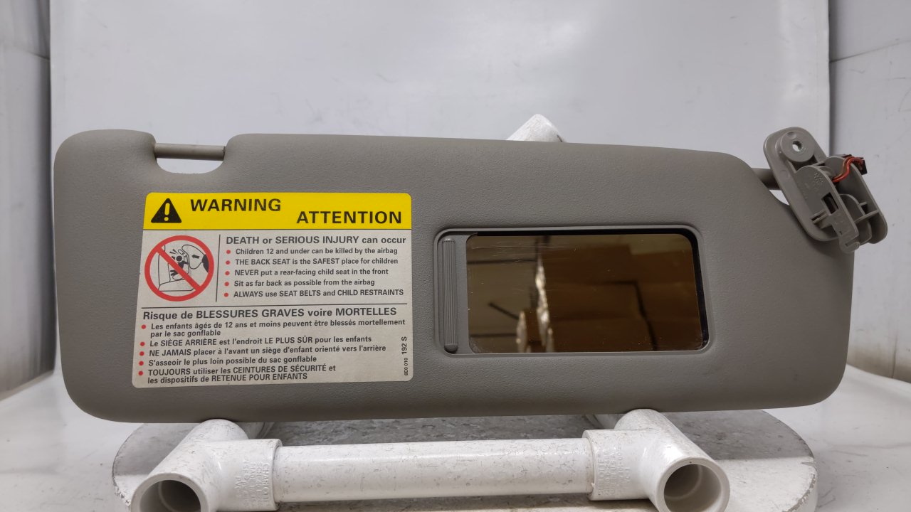 2004-2008 AUDI S4 Passenger Right Sun Visor Sunvisor Gray 39443 - Oemusedautoparts1.com