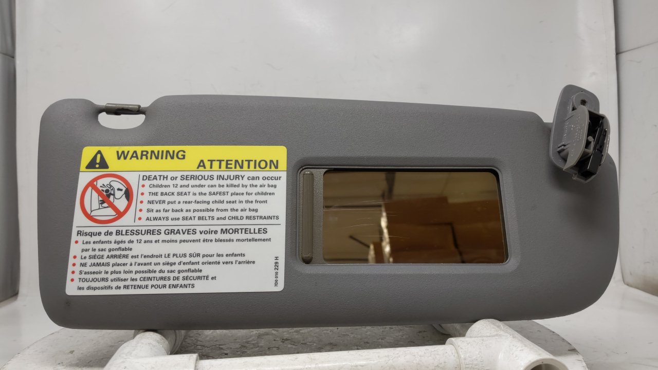 1998-2001 AUDI A4 Passenger Right Sun Visor Sunvisor Gray 40479 - Oemusedautoparts1.com