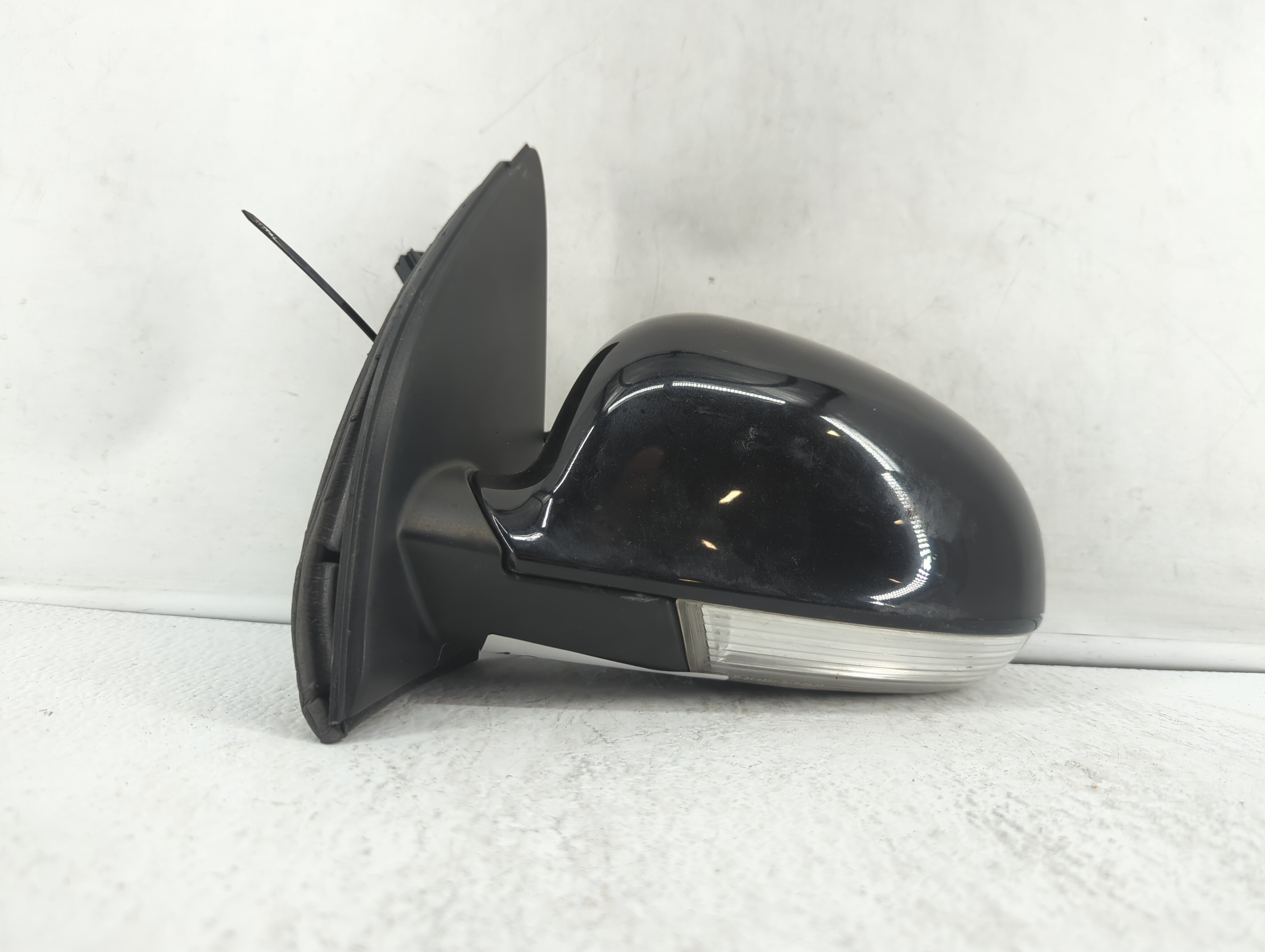 2006-2007 Volkswagen Gti Driver Left Side View Power Door Mirror Black 407434 - Oemusedautoparts1.com