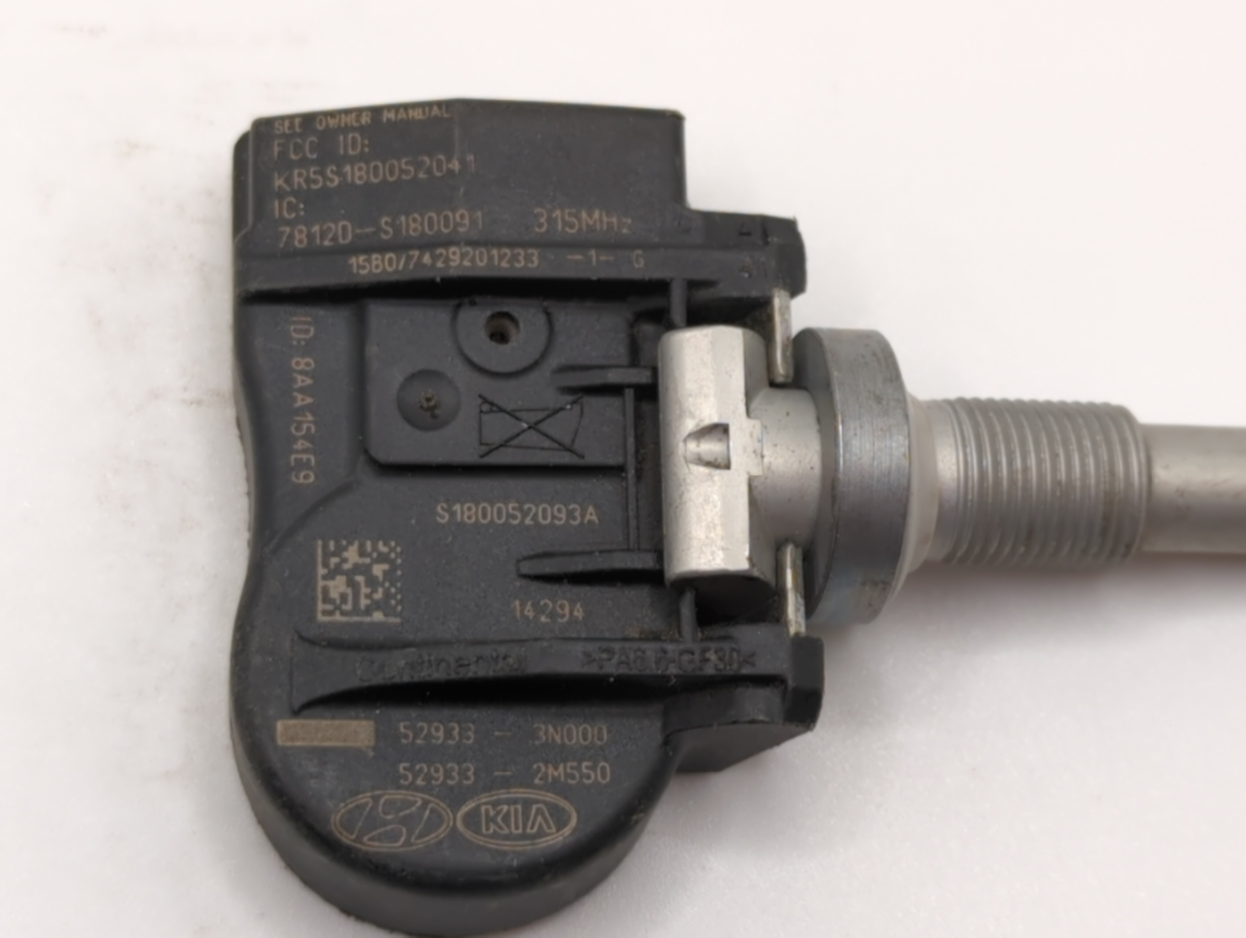 Picture of 2015 Kia Optima Tire Pressure Monitoring System Sensor Tpms 411018