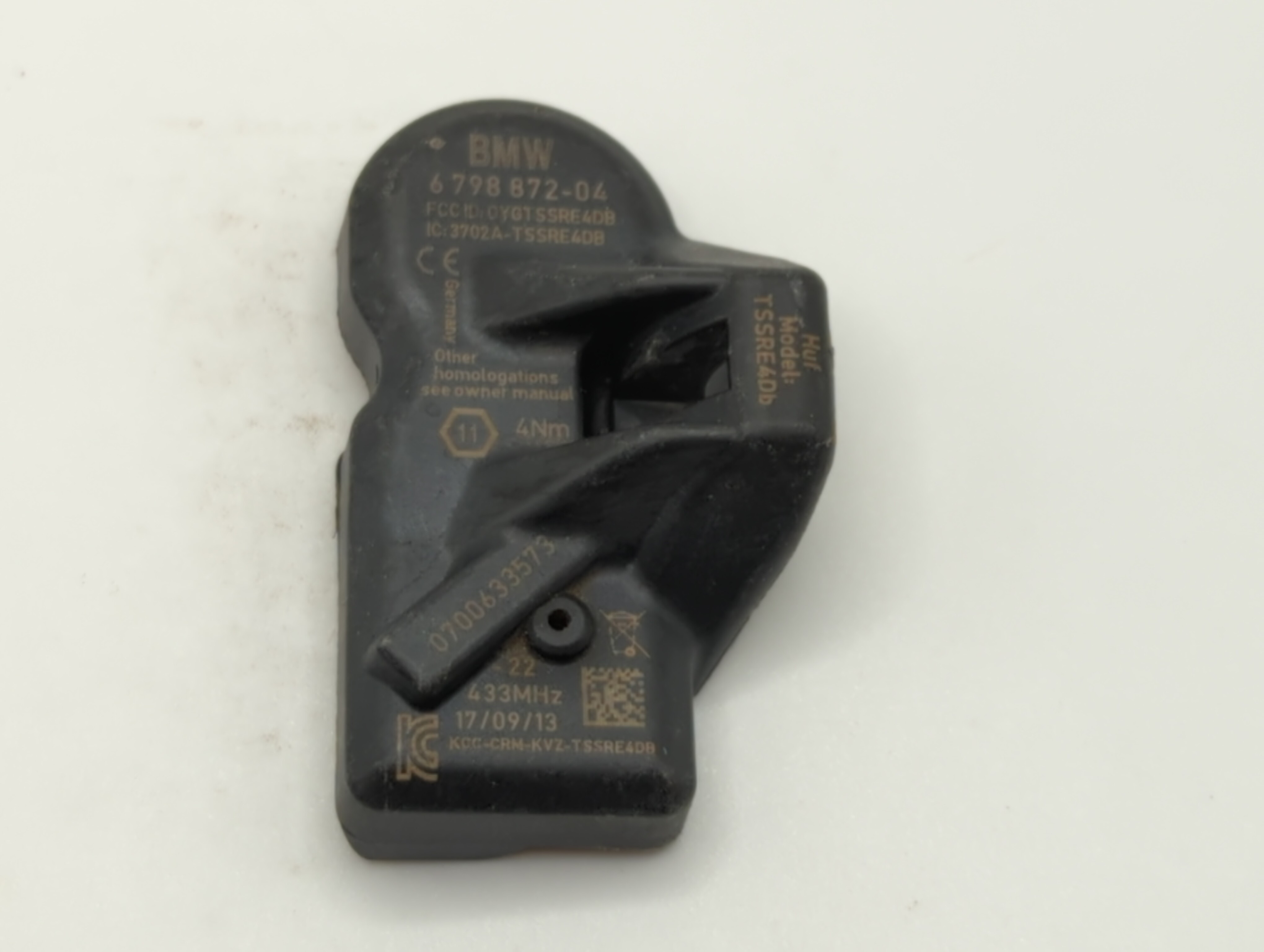 2012 Mini Cooper Tire Pressure Monitoring System Sensor Tpms 411062 - Oemusedautoparts1.com