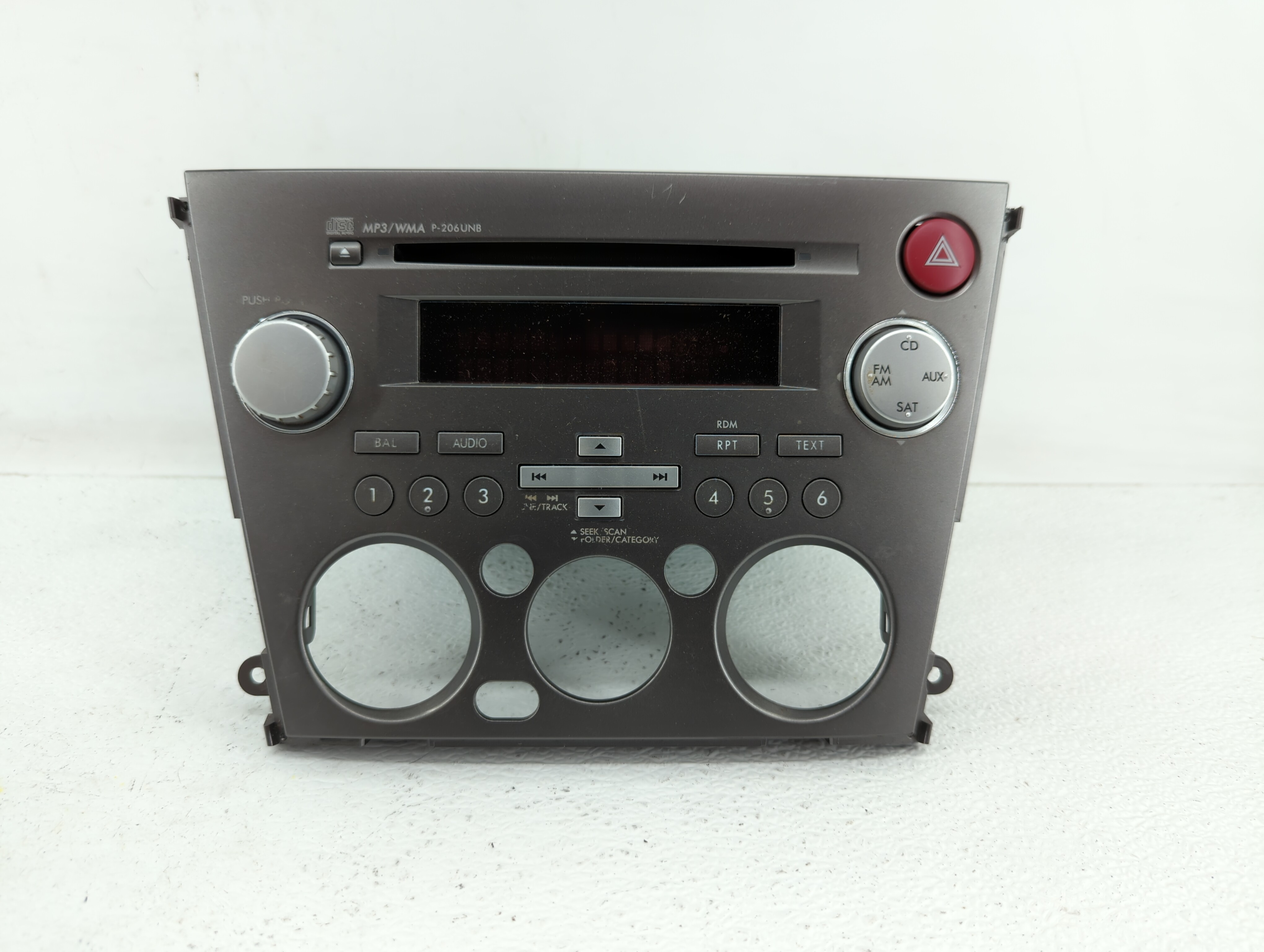 2007-2009 Subaru Legacy Am Fm Cd Player Radio Receiver 416575 - Oemusedautoparts1.com