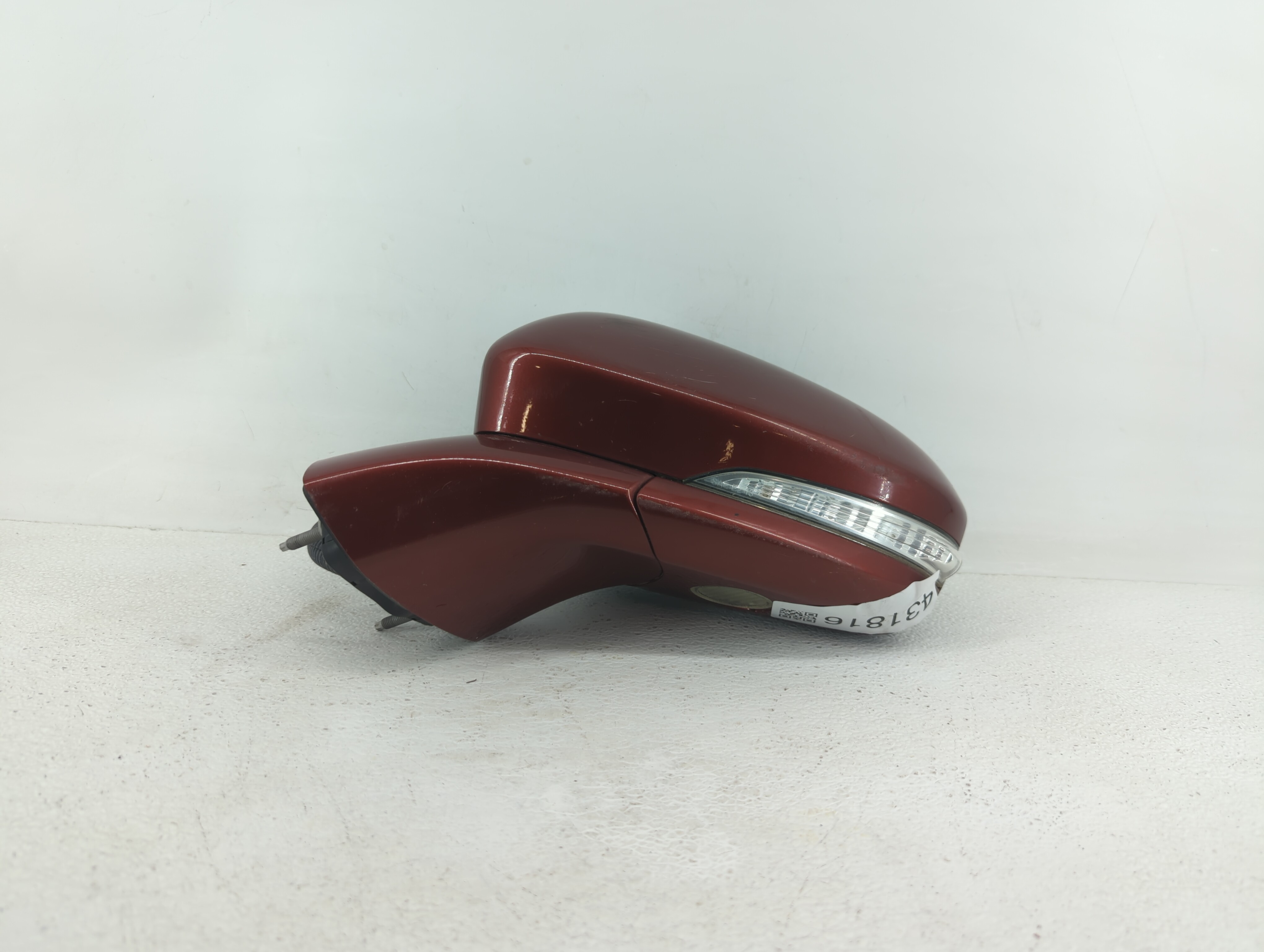 Picture of 2013-2014 Ford Fusion Driver Left Side View Power Door Mirror Red 431816