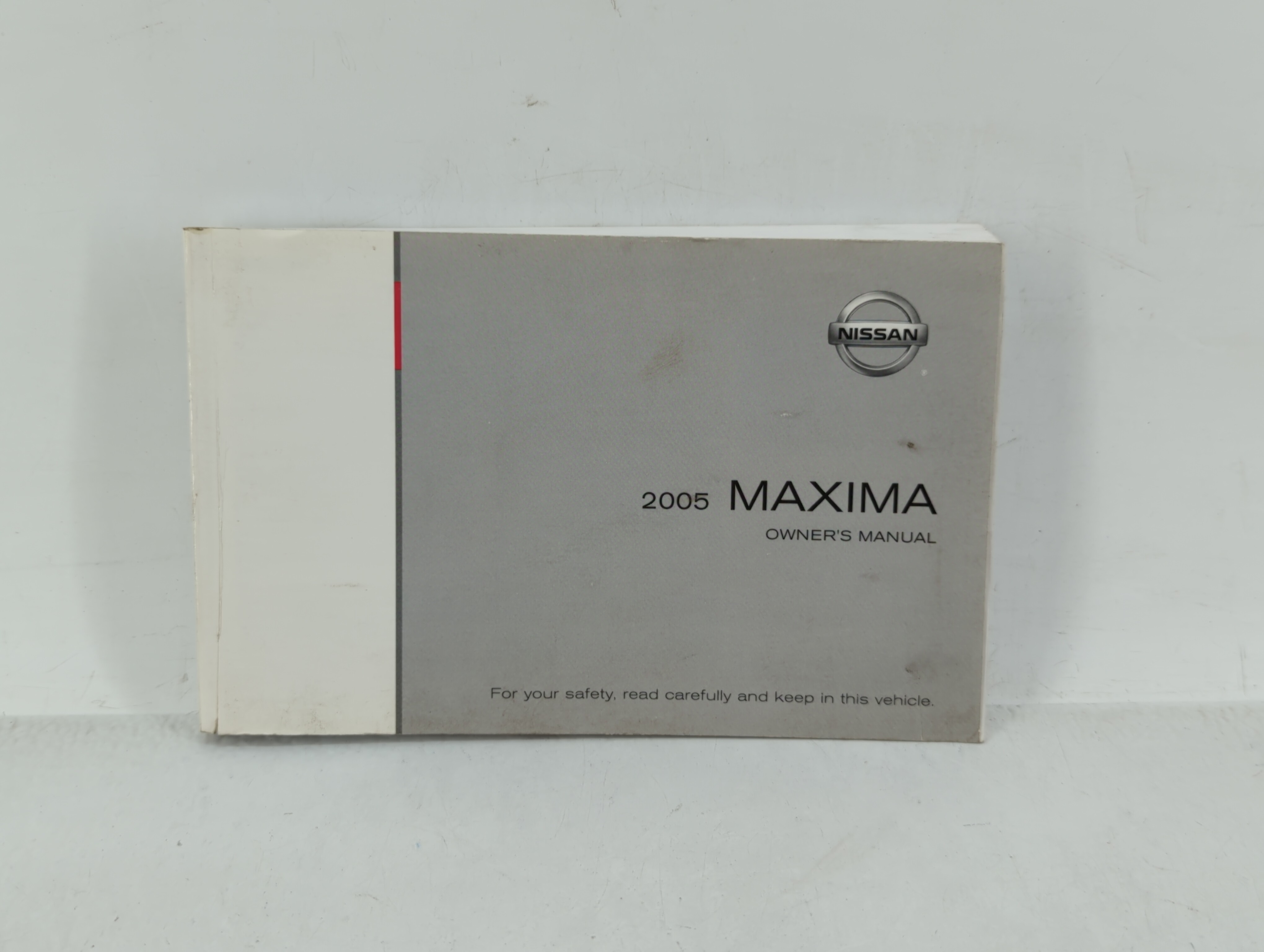 Picture of 2005 Nissan Maxima Owners Manual Book Guide 439420