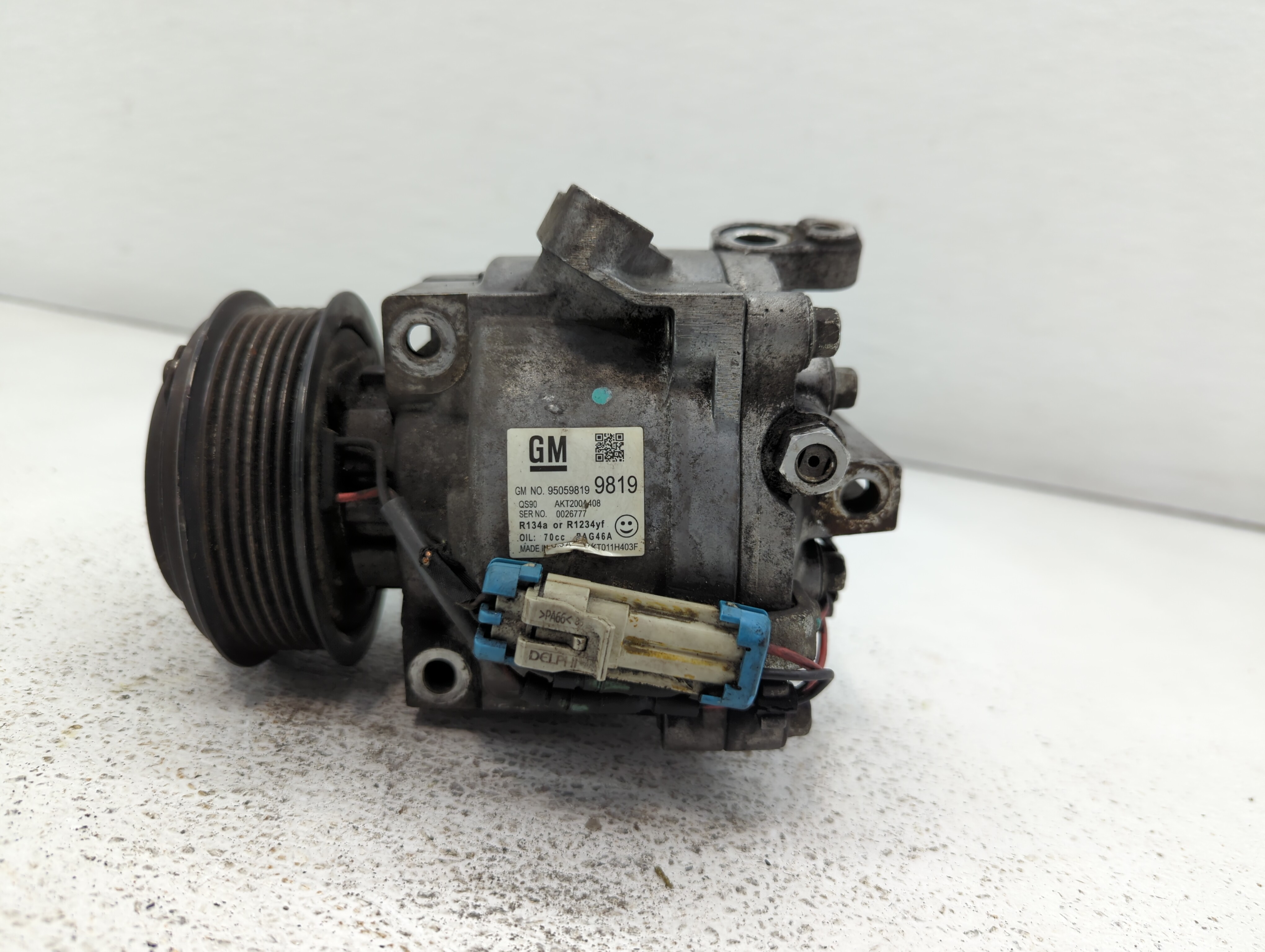 Picture of 2013-2018 Chevrolet Sonic Air Conditioning A/c Ac Compressor Oem 441954