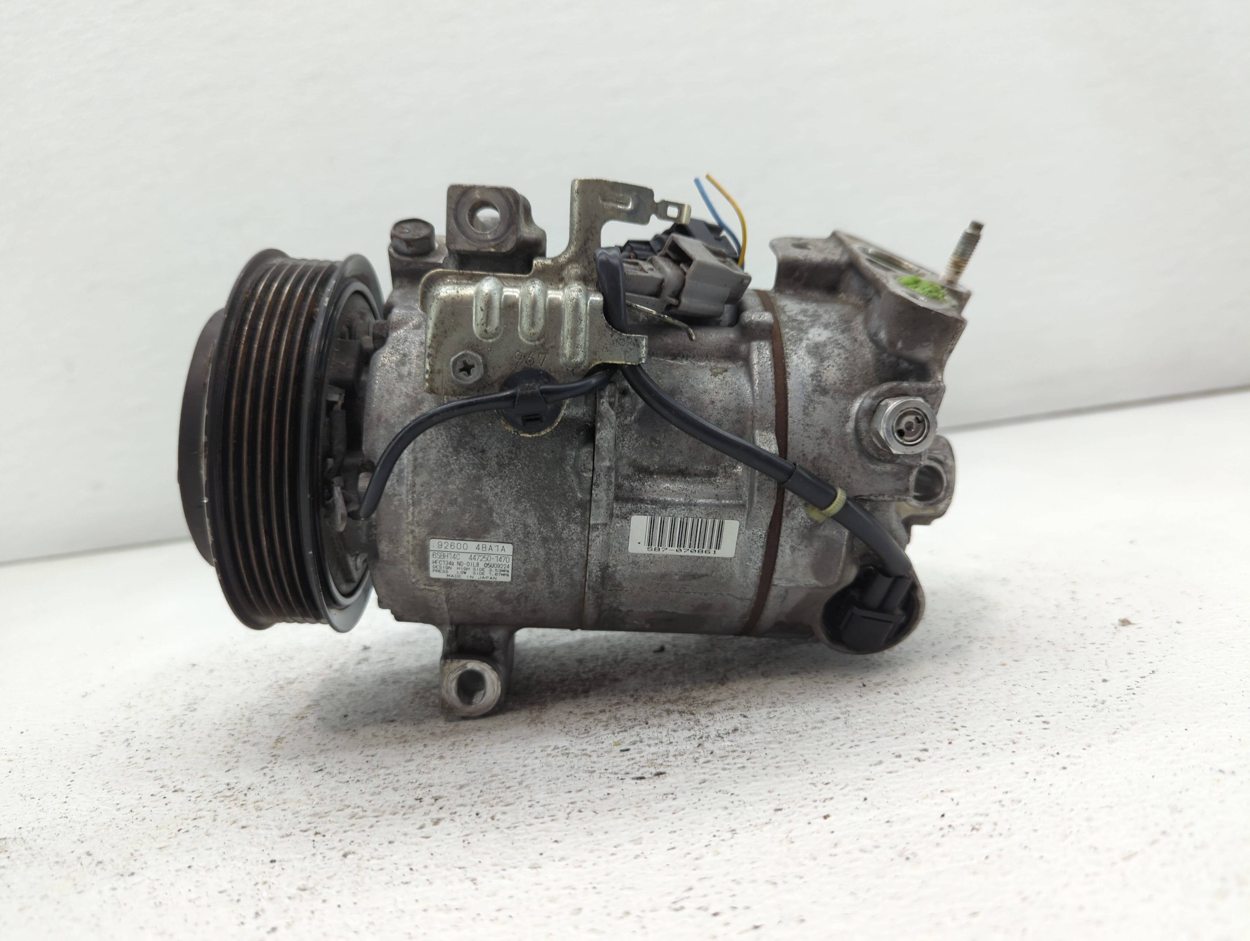 Picture of 2017-2018 Nissan Rogue Sport Air Conditioning A/c Ac Compressor Oem 442034