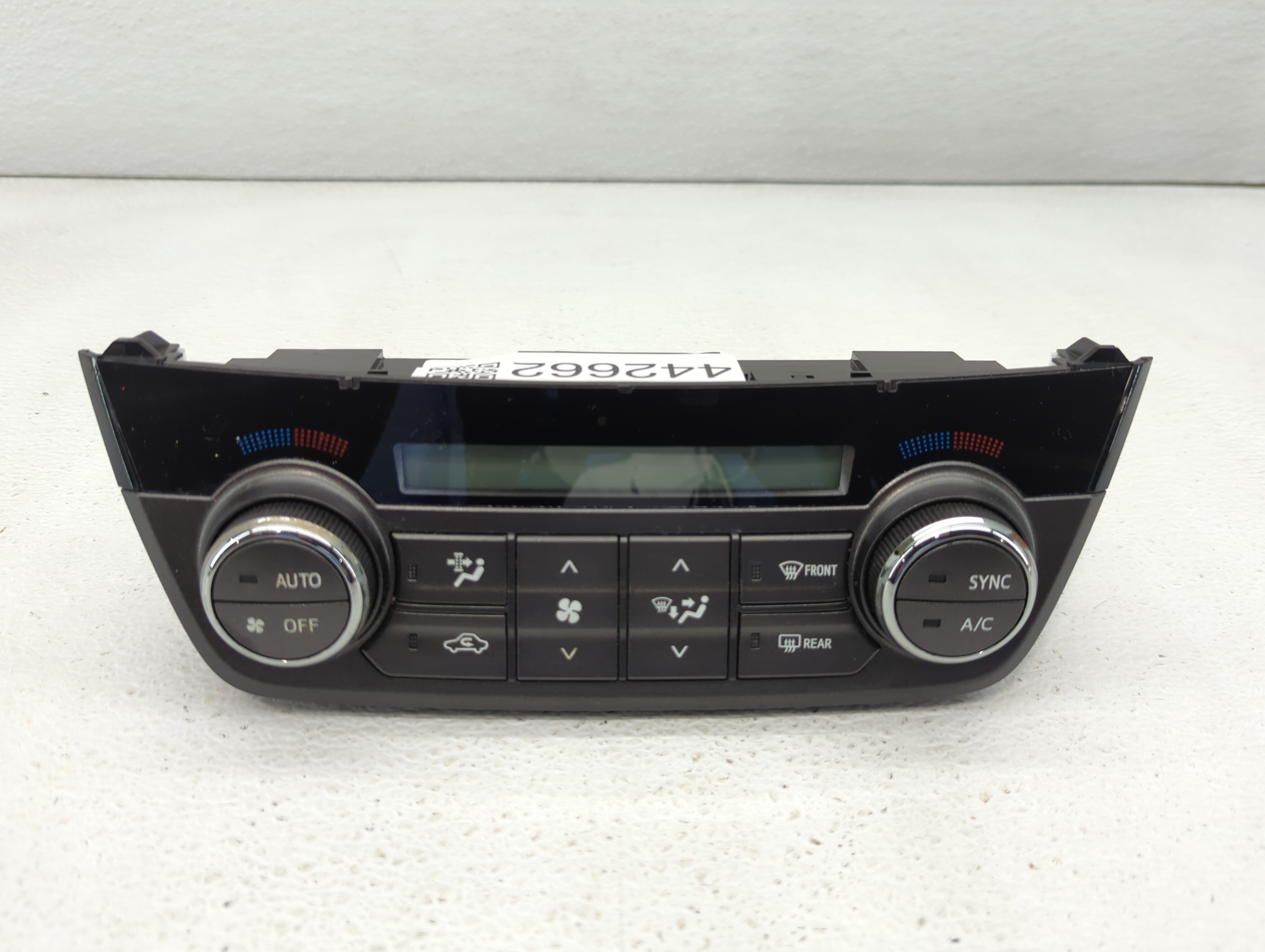 2013-2015 Toyota Rav4 Ac Heater Rear Climate Control 75f719 442662 - Oemusedautoparts1.com