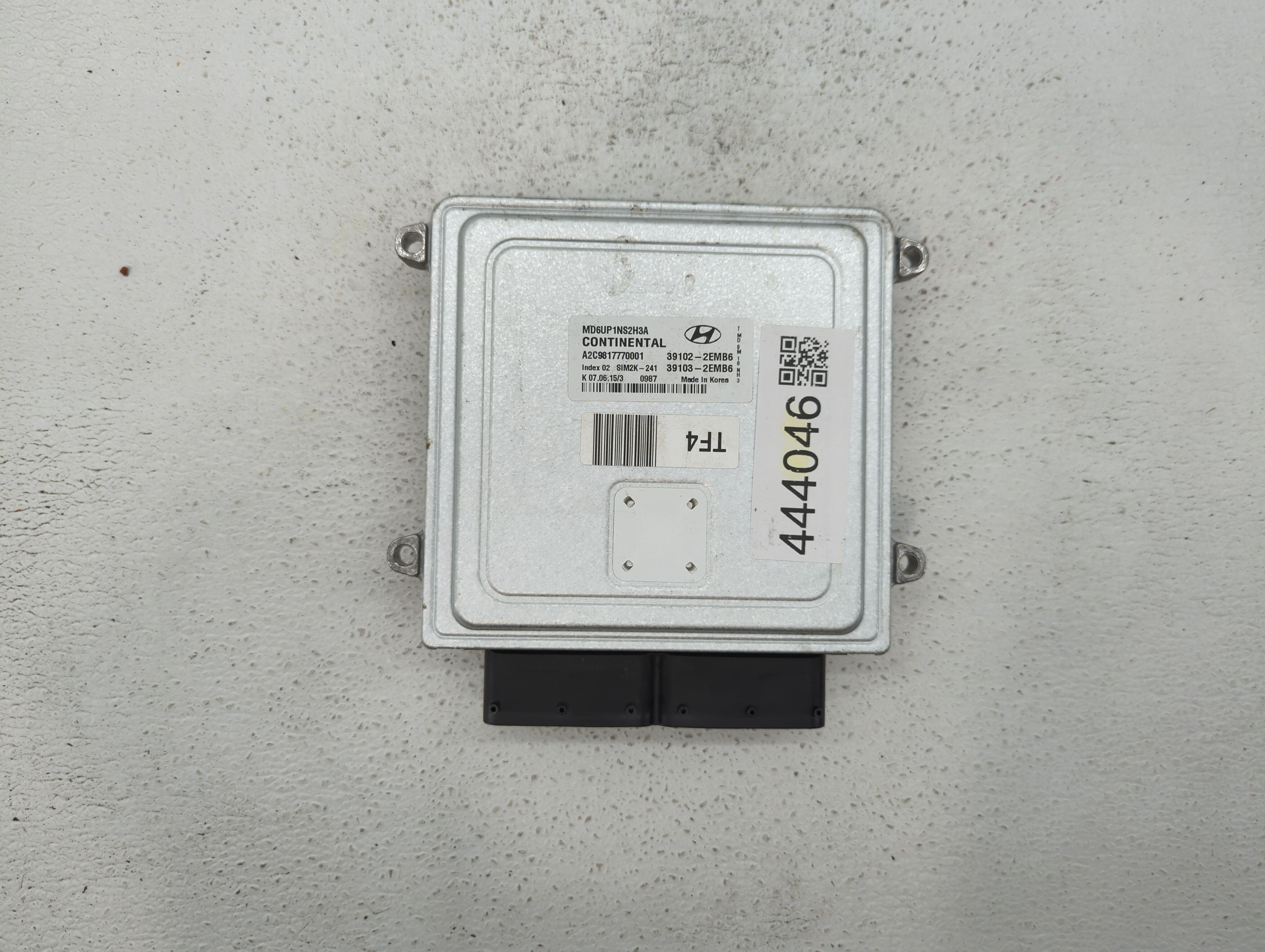 2014-2016 Hyundai Elantra Engine Computer Ecu Pcm Ecm Pcu Oem 444046 - Oemusedautoparts1.com