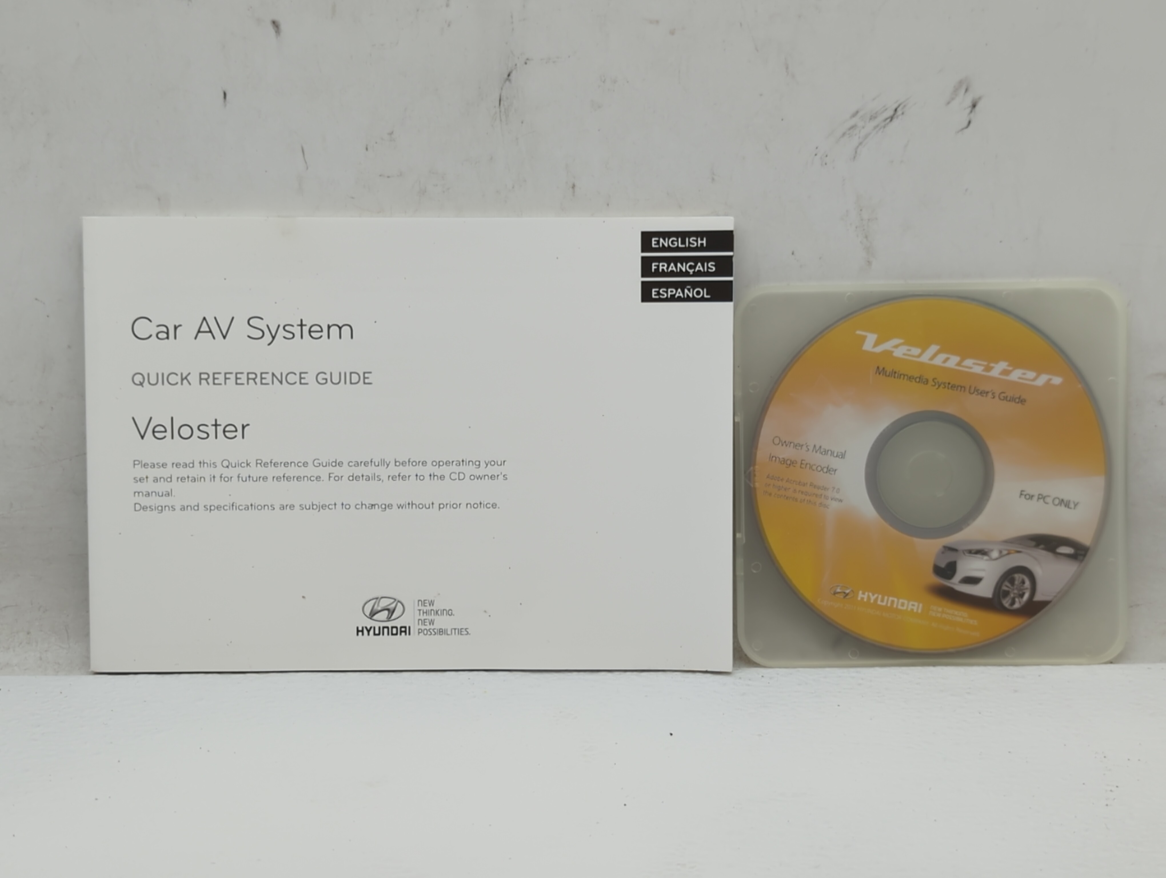Picture of 2011 Hyundai Veloster Owners Manual Book Guide 445764