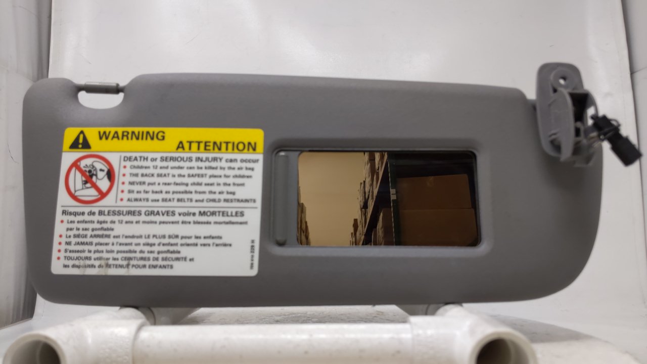 1998-2001 Audi A4 Passenger Right Sun Visor Sunvisor Gray 46091 - Oemusedautoparts1.com