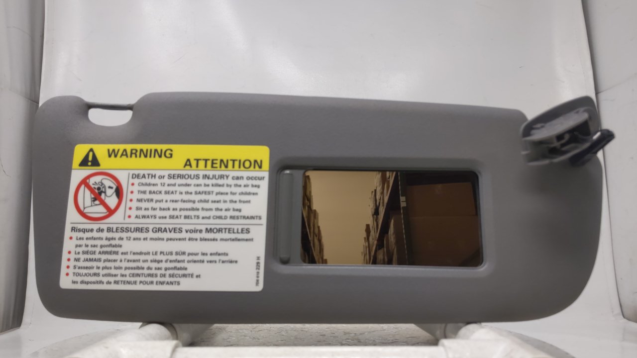 1998-2001 Audi A4 Passenger Right Sun Visor Sunvisor Gray 46182 - Oemusedautoparts1.com