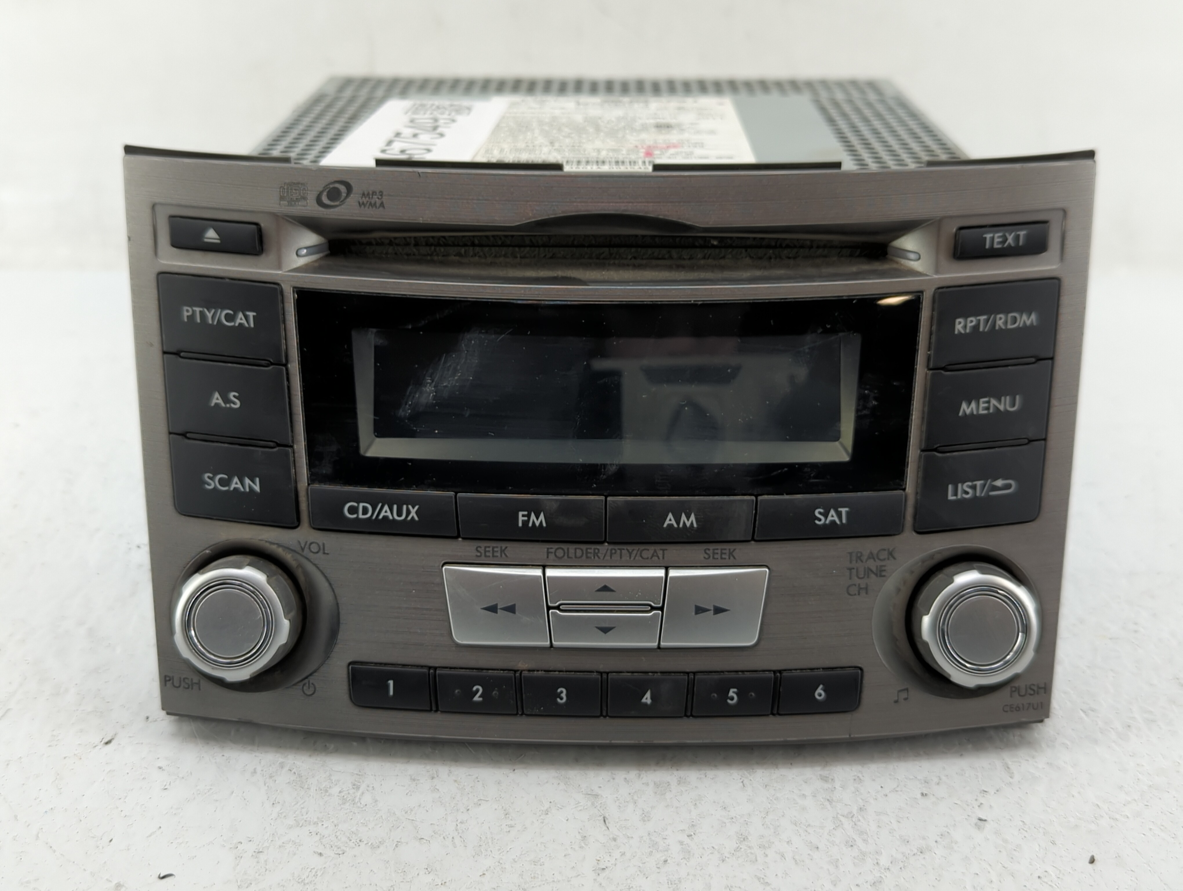 2012-2014 Subaru Legacy Am Fm Cd Player Radio Receiver 467549 - Oemusedautoparts1.com