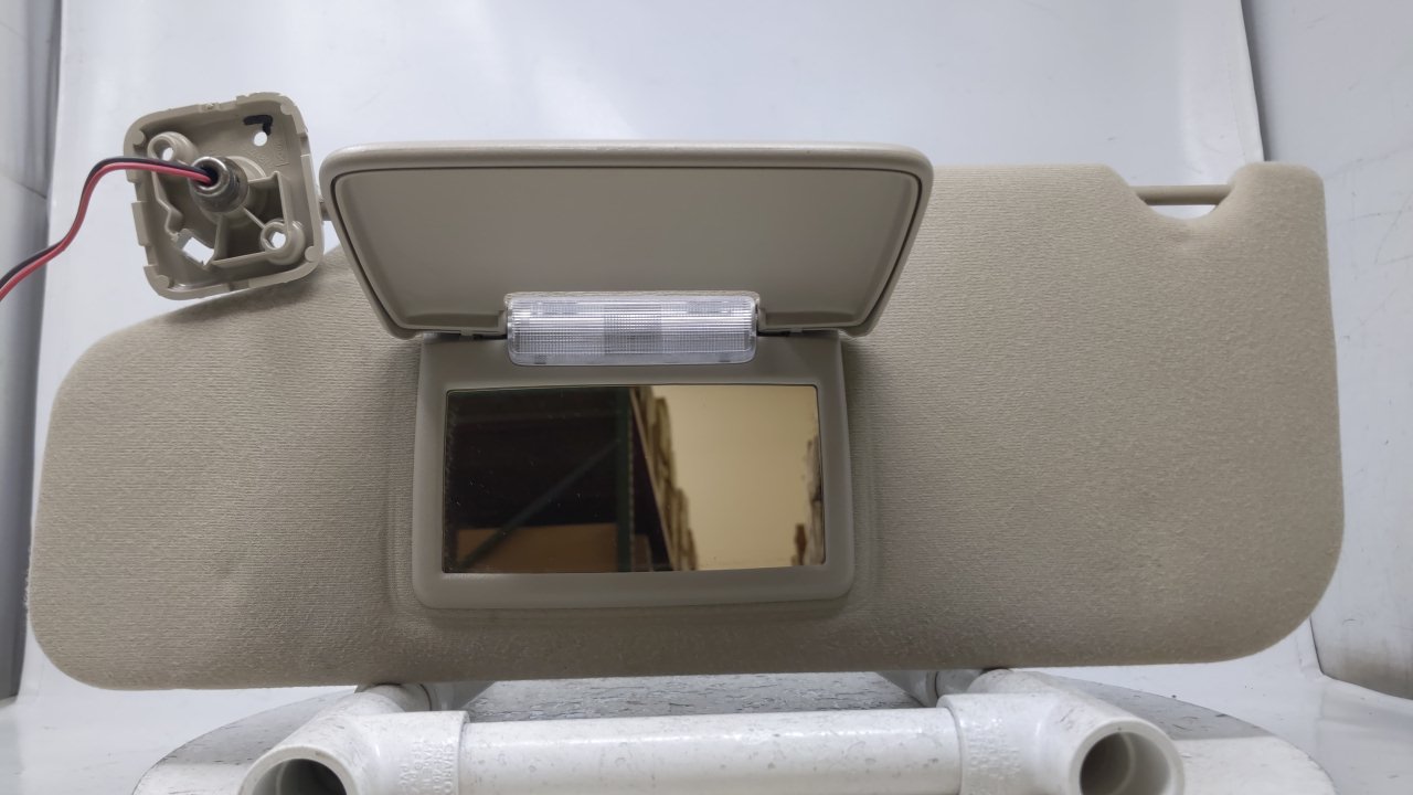 2010-2015 Ford Taurus Driver Left Sun Visor Sunvisor Beige 46772 - Oemusedautoparts1.com