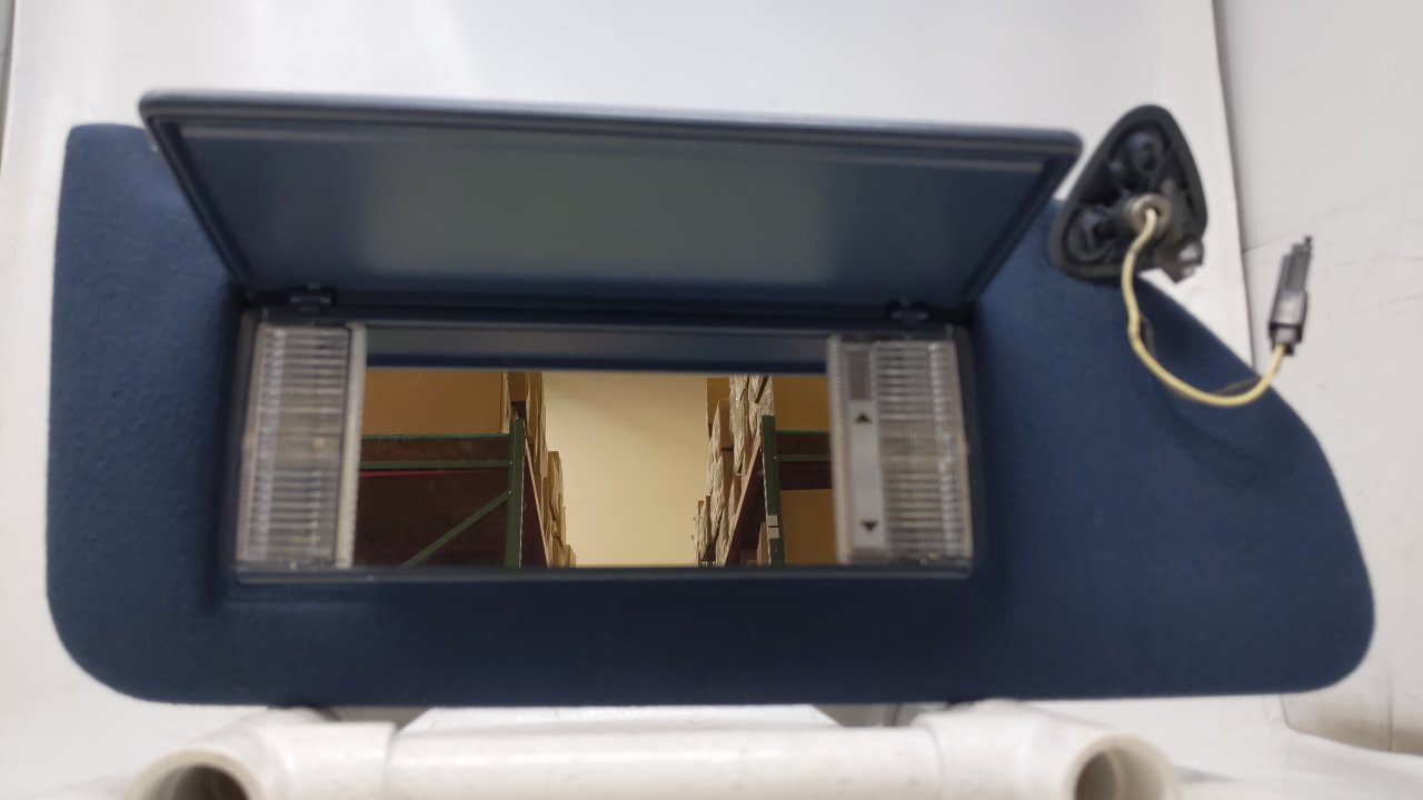 1992 Cadillac Seville Passenger Sun Visor Mirror Right Sunvisor Blue 46793 - Oemusedautoparts1.com