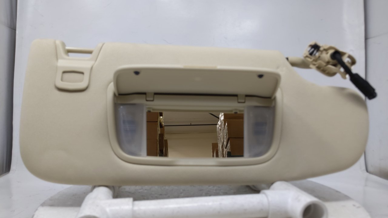 2010-2015 Buick Allure Passenger Right Sun Visor Sunvisor Beige 47034 - Oemusedautoparts1.com