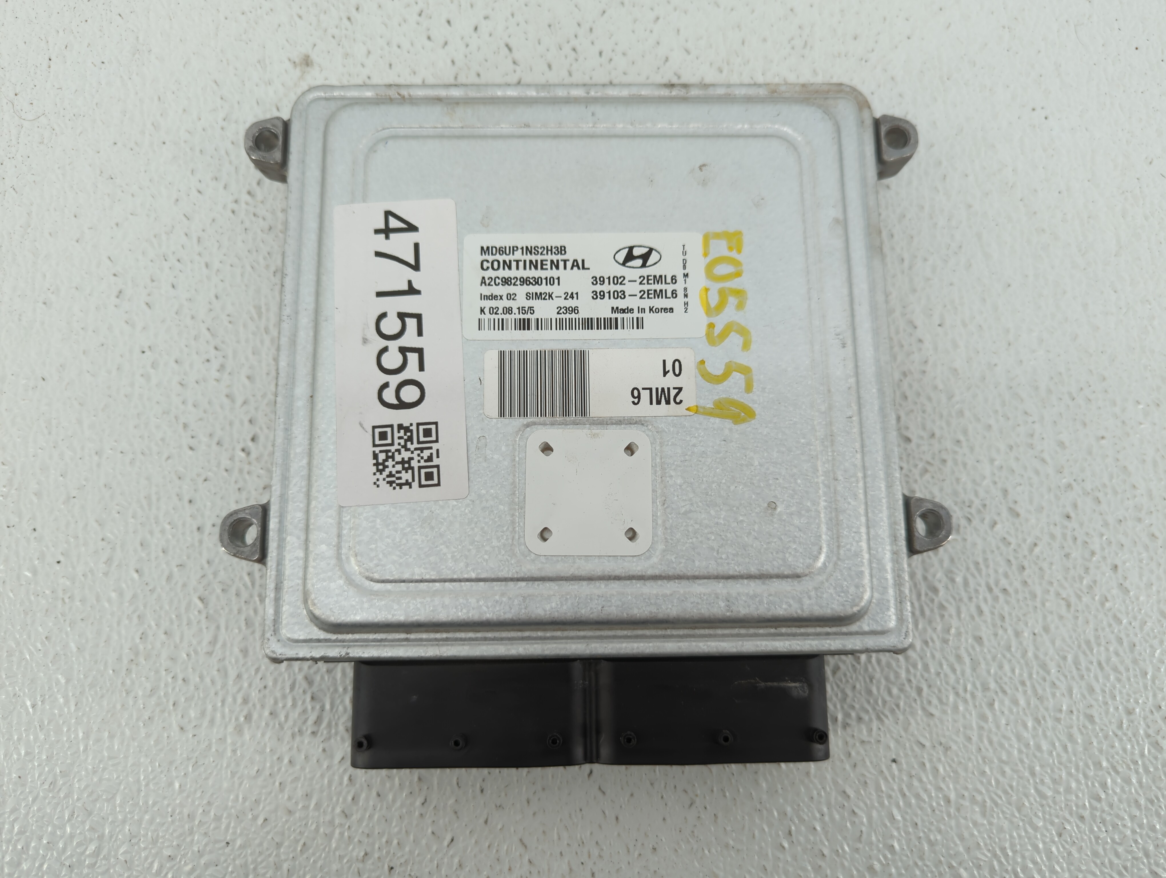 Picture of 2014-2016 Hyundai Elantra Engine Computer Ecu Pcm Ecm Pcu Oem 471559