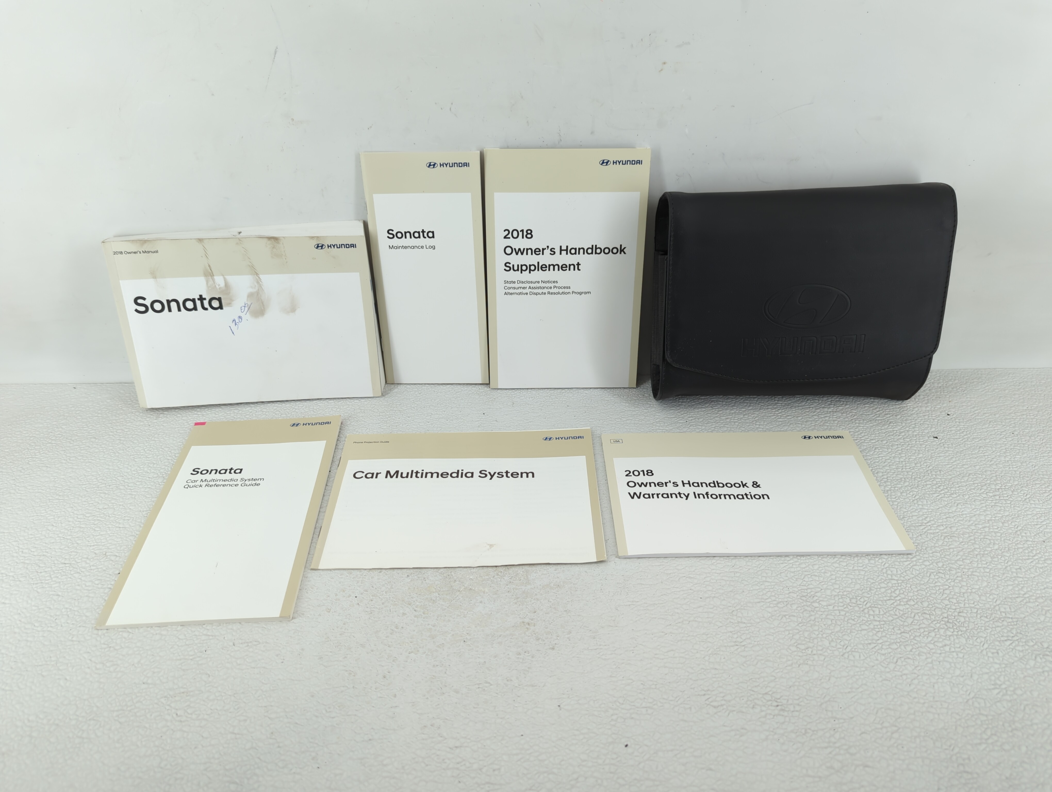 Picture of 2018 Hyundai Sonata Owners Manual Book Guide 471896
