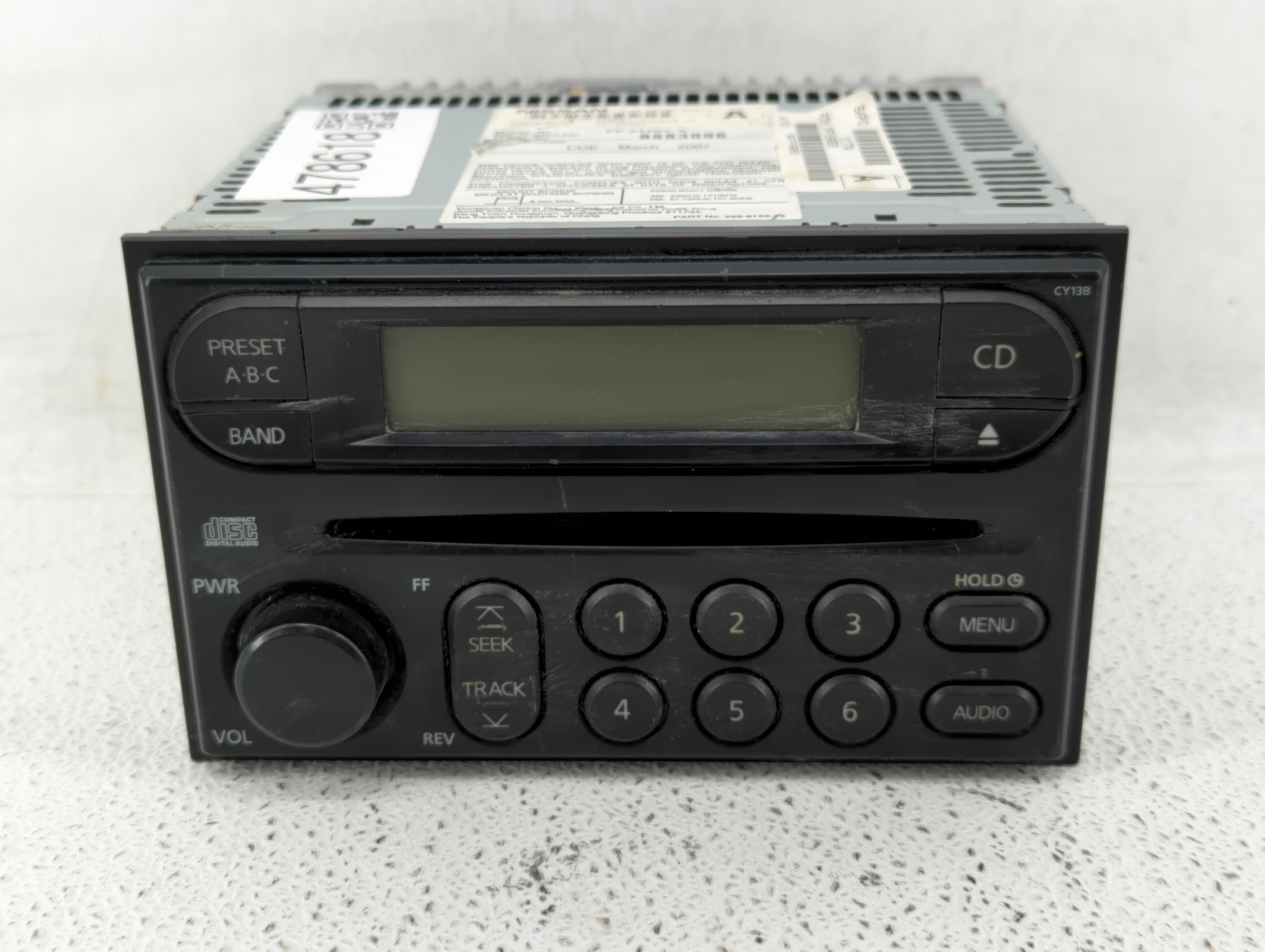 Picture of 2005-2007 Nissan Xterra Am Fm Cd Player Radio Receiver 478618