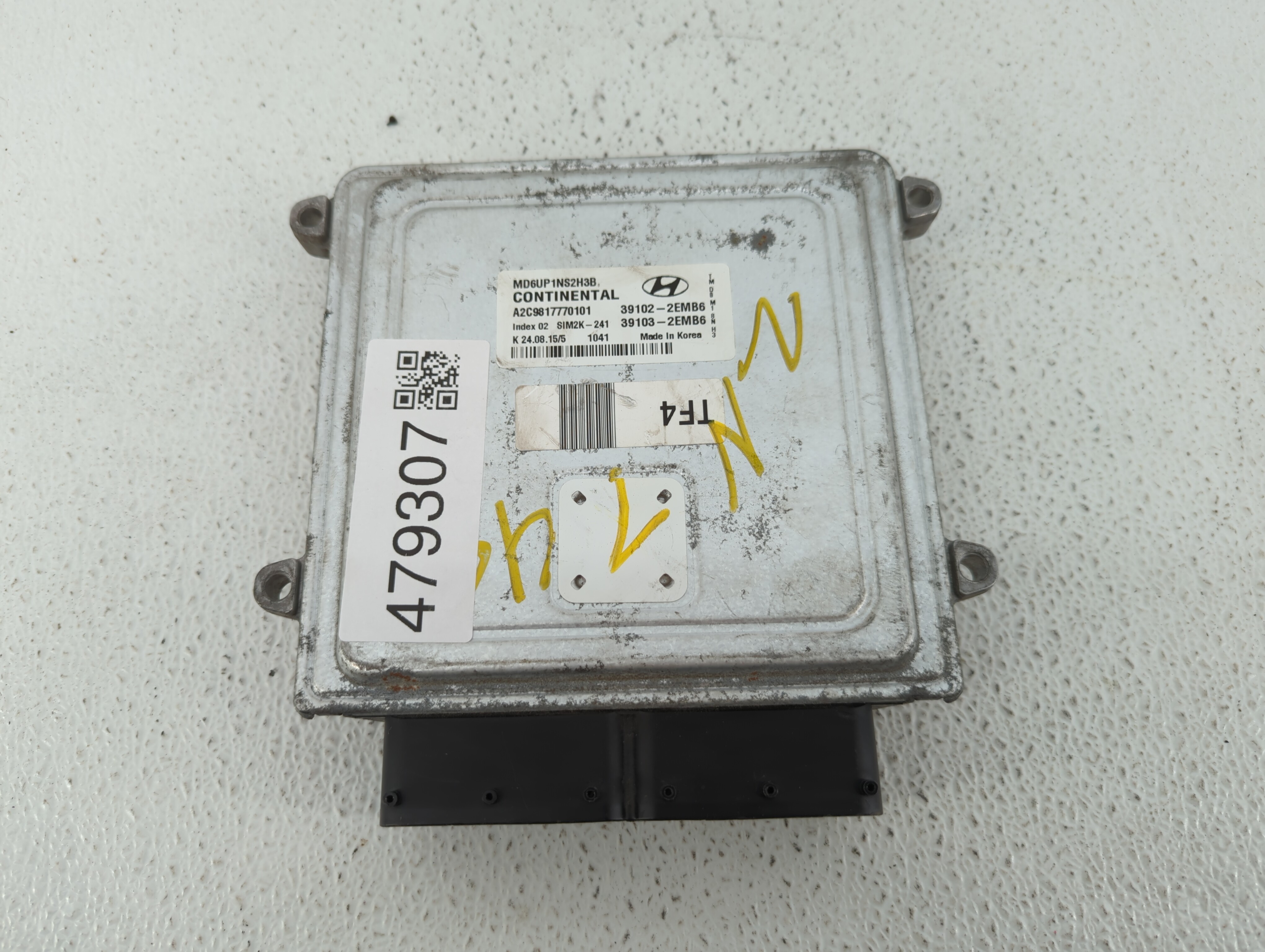 Picture of 2014-2016 Hyundai Elantra Engine Computer Ecu Pcm Ecm Pcu Oem 479307