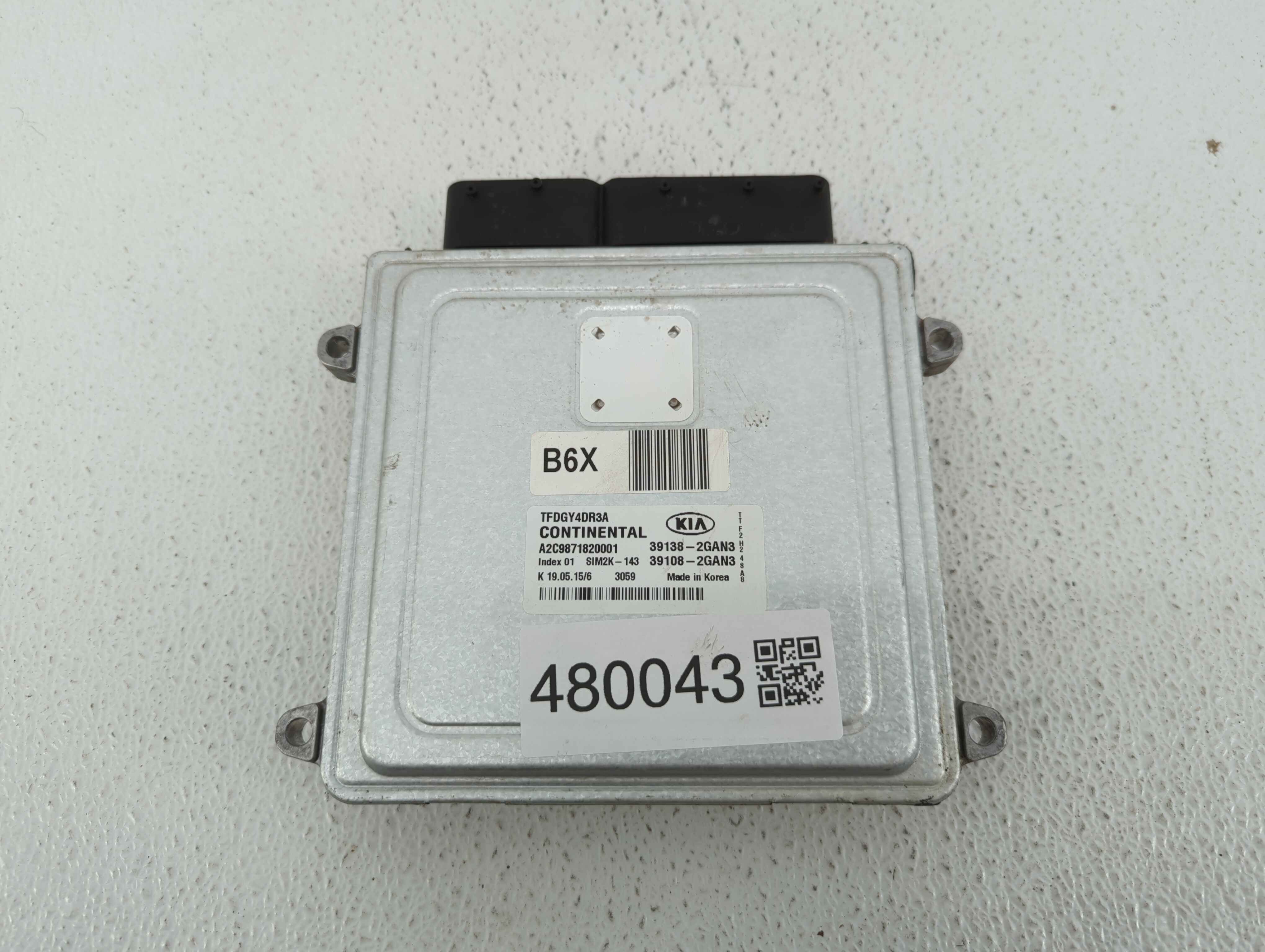 Picture of 2015-2016 Kia Optima Engine Computer Ecu Pcm Ecm Pcu Oem 39138-2gan3 480043