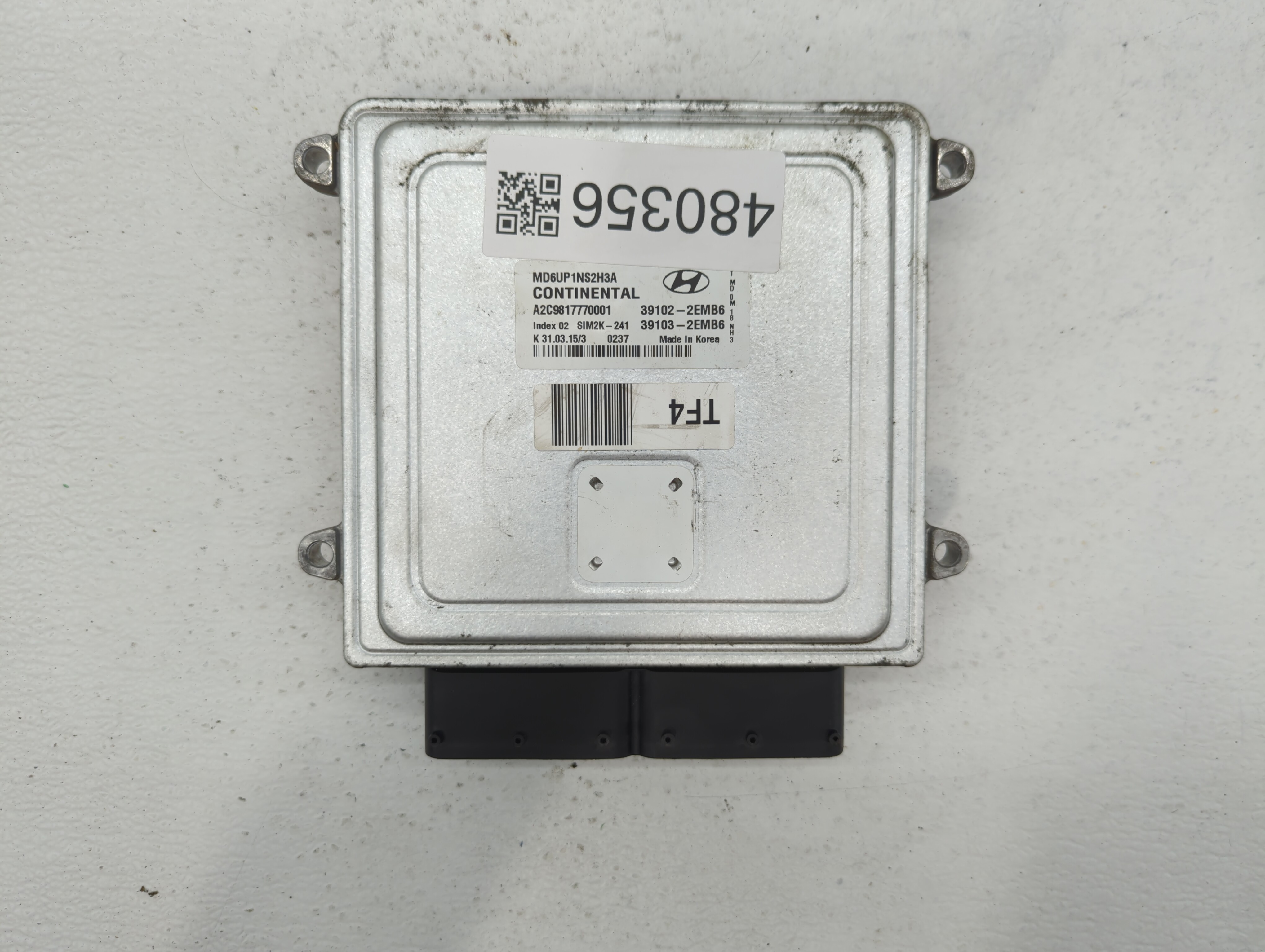 Picture of 2014-2016 Hyundai Elantra Engine Computer Ecu Pcm Ecm Pcu Oem 480356