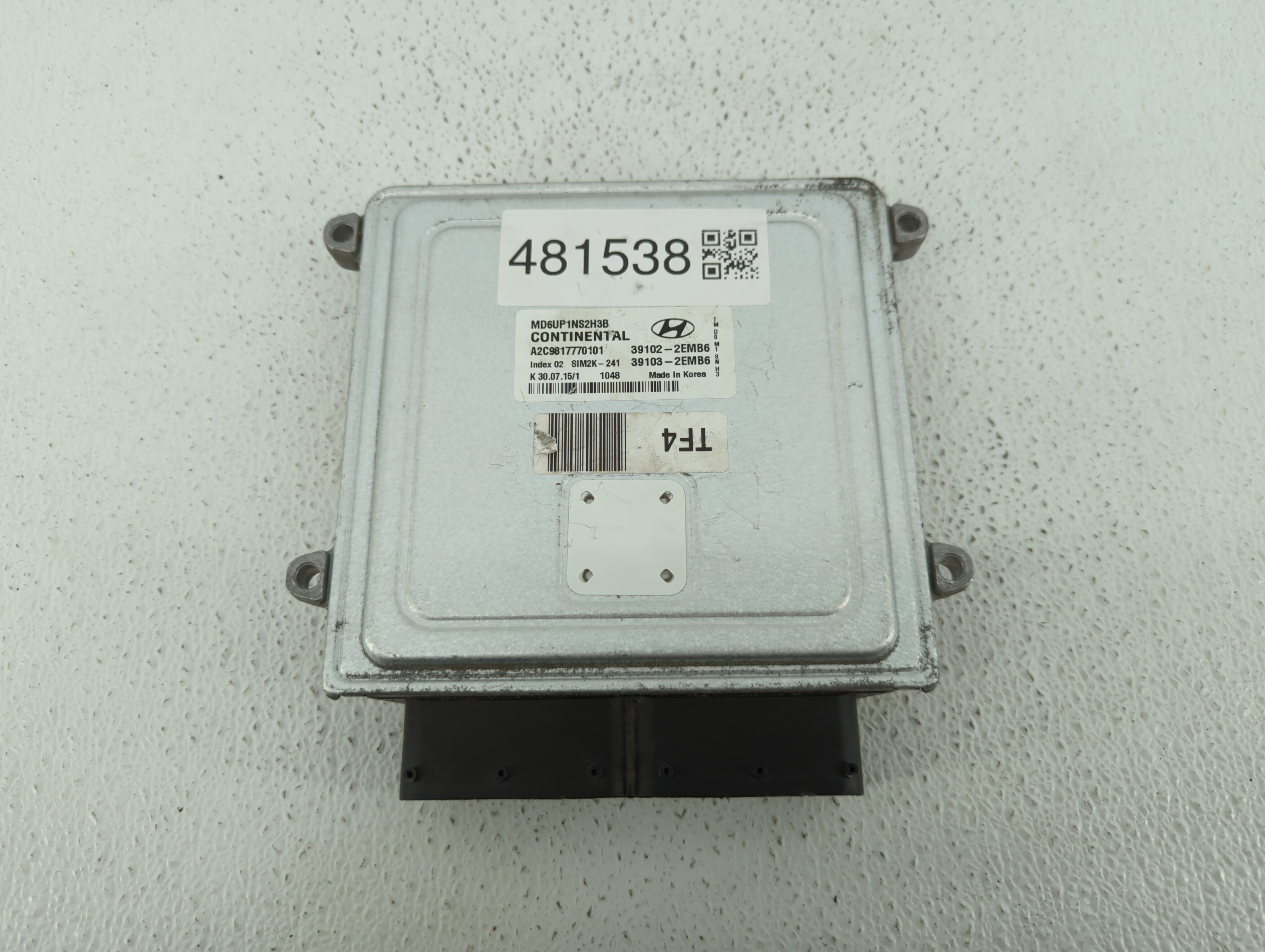 Picture of 2014-2016 Hyundai Elantra Engine Computer Ecu Pcm Ecm Pcu Oem 481538
