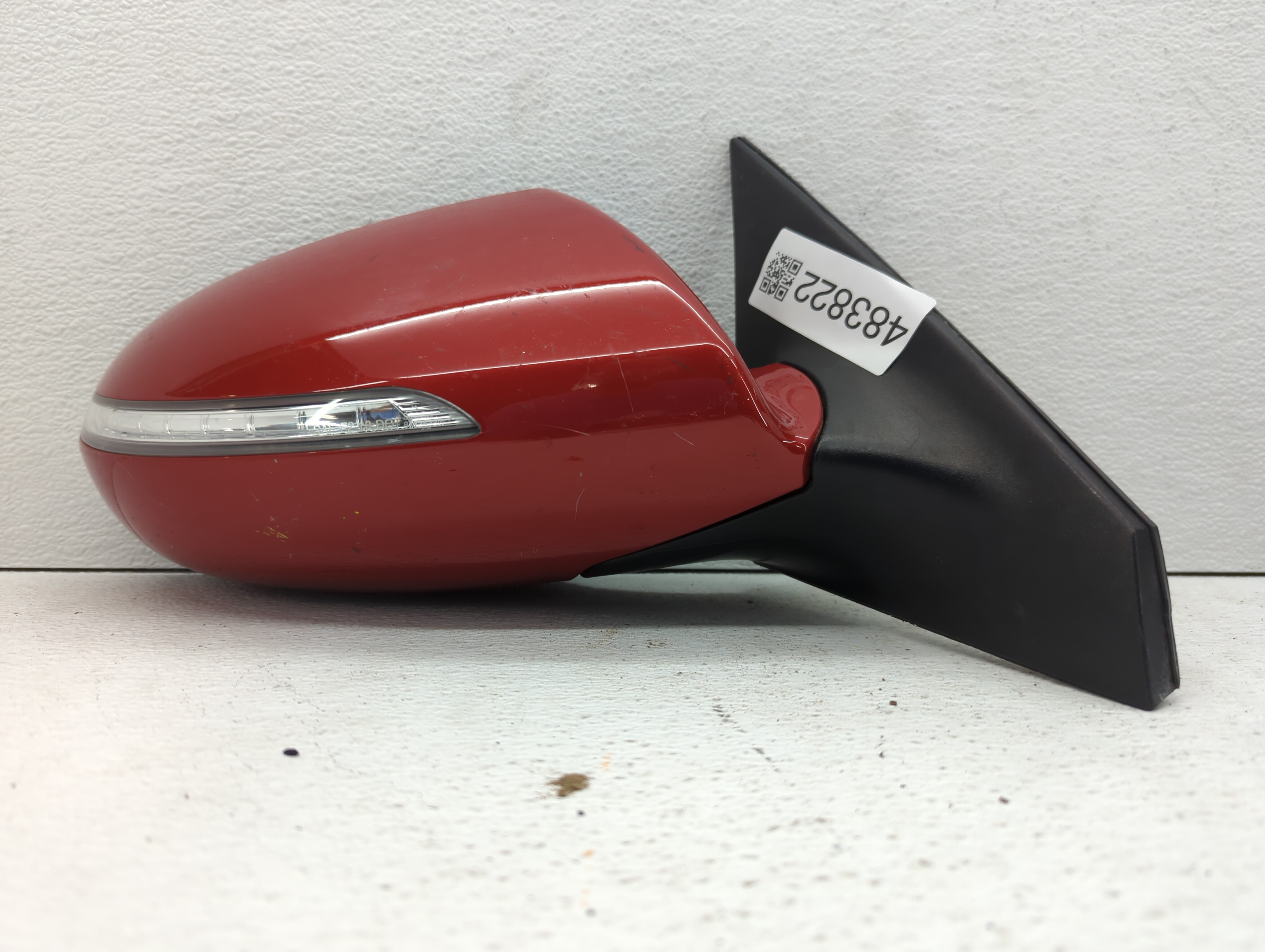 2011-2016 Kia Sportage Passenger Right Side View Power Door Mirror Red 483822 - Oemusedautoparts1.com