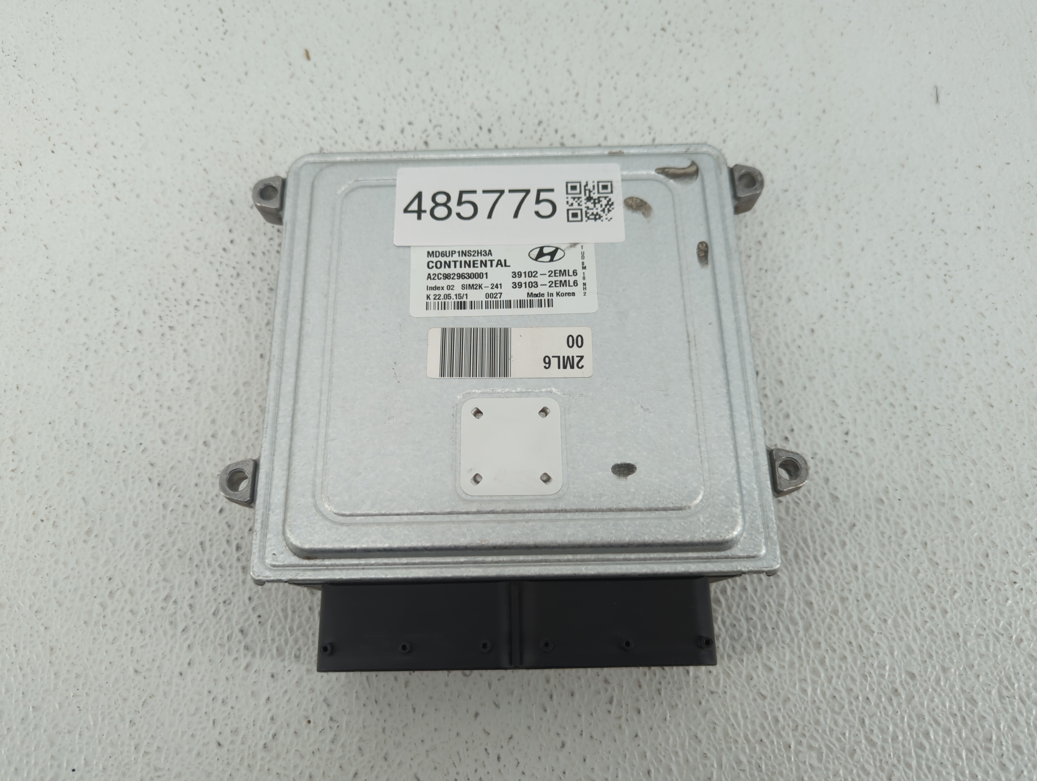 Picture of 2014-2016 Hyundai Elantra Engine Computer Ecu Pcm Ecm Pcu Oem 485775