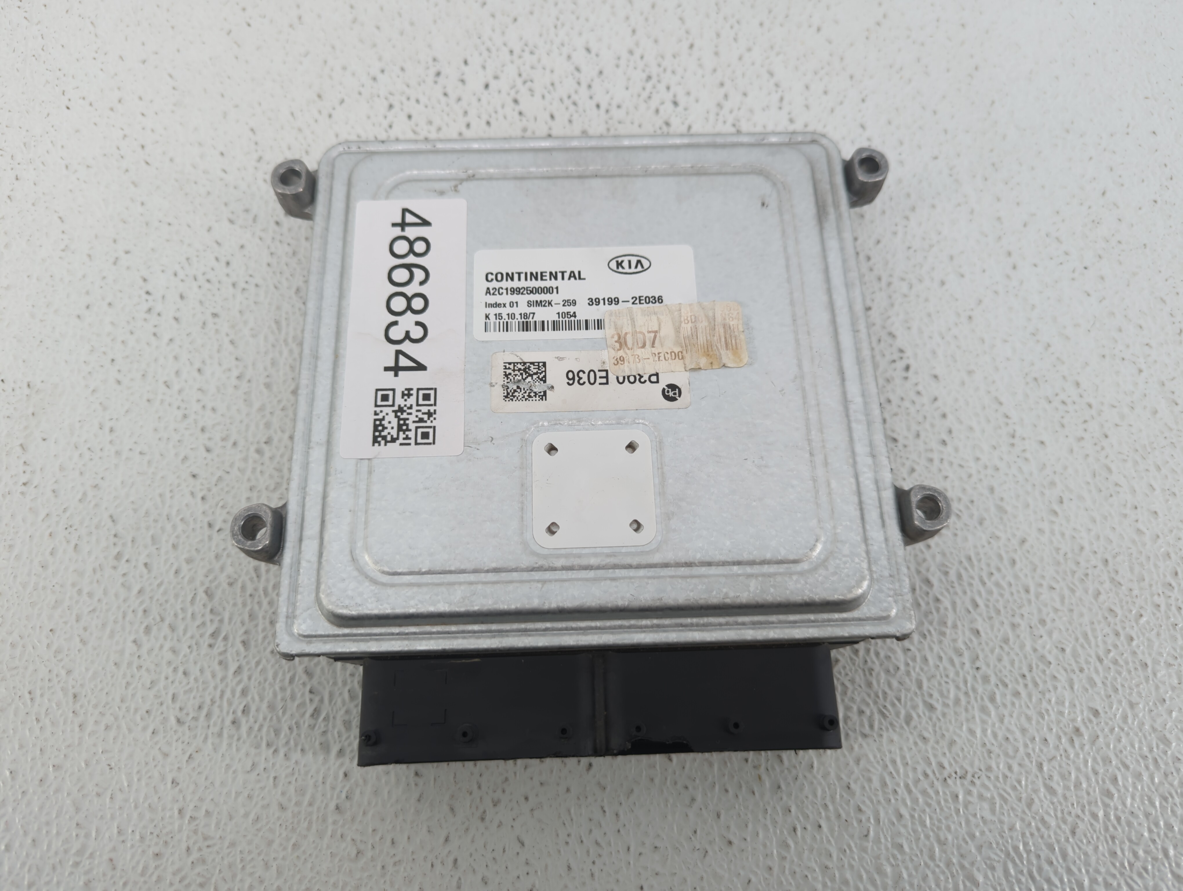Picture of 2019-2021 Kia Forte Engine Computer Ecu Pcm Ecm Pcu Oem 39199-2e036 486834