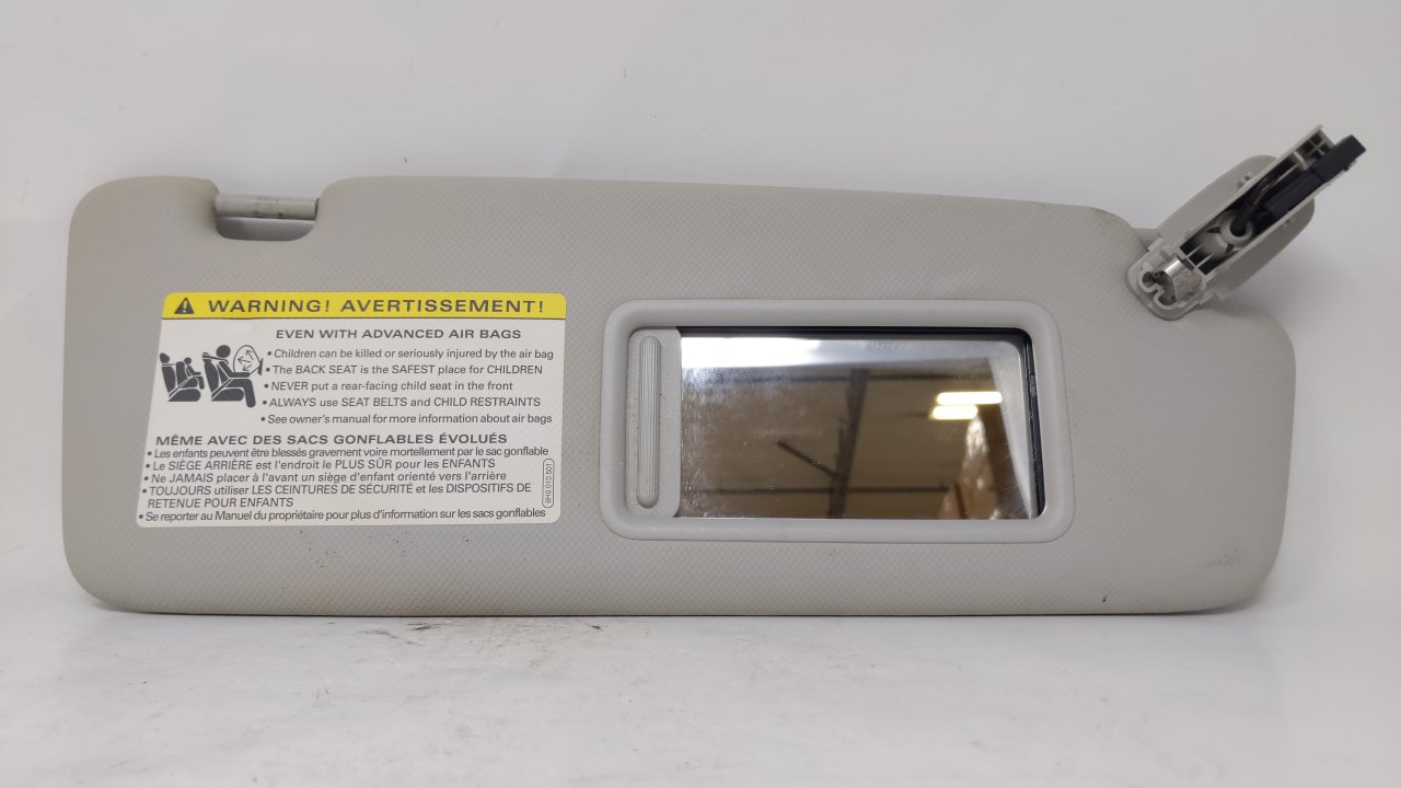 Picture of 2009 Audi A4 Passenger Right Sun Visor Sunvisor Gray 48802