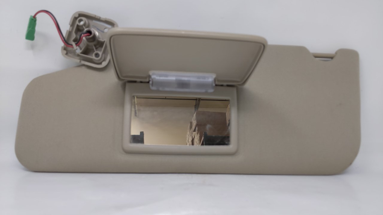 2010 Ford Taurus Driver Left Sun Visor Sunvisor Tan 48864 - Oemusedautoparts1.com