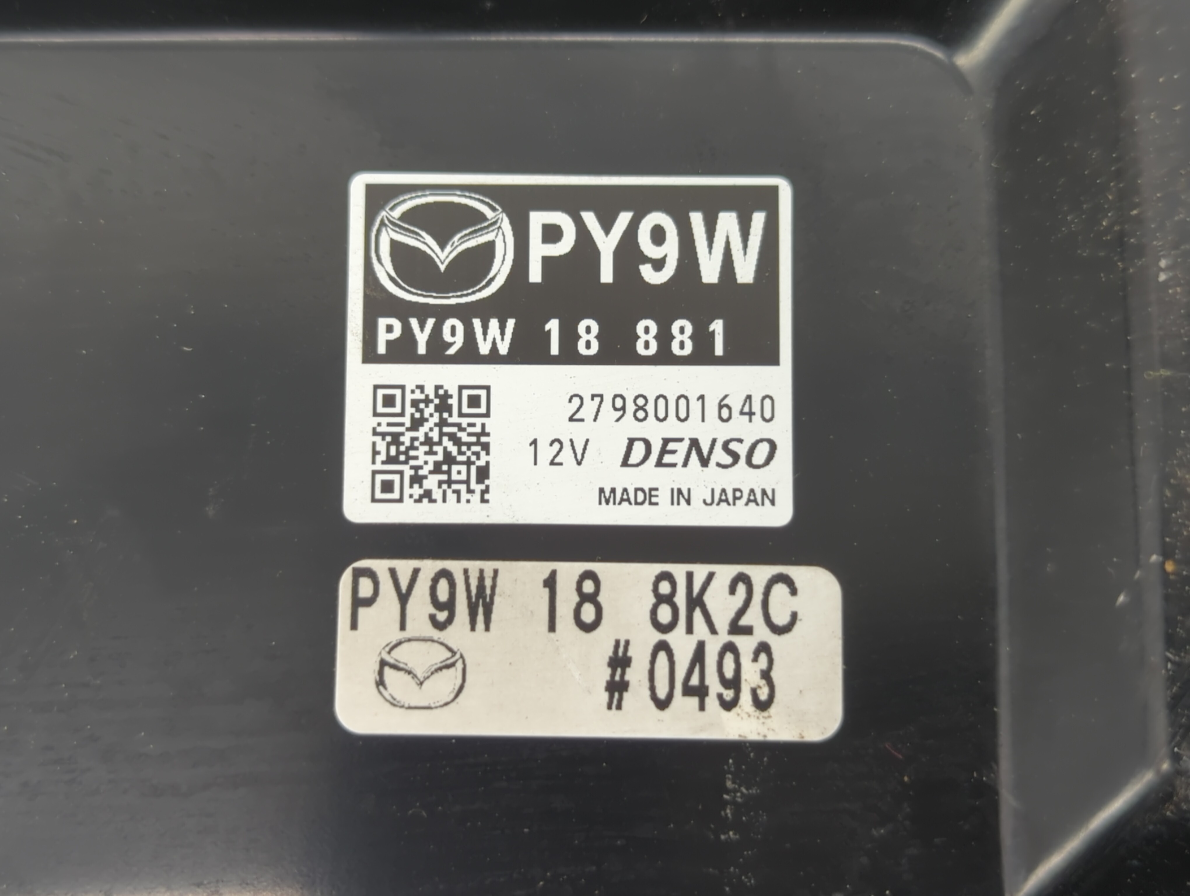 Picture of 2017-2018 Mazda 3 Engine Computer Ecu Pcm Ecm Pcu Oem 492871