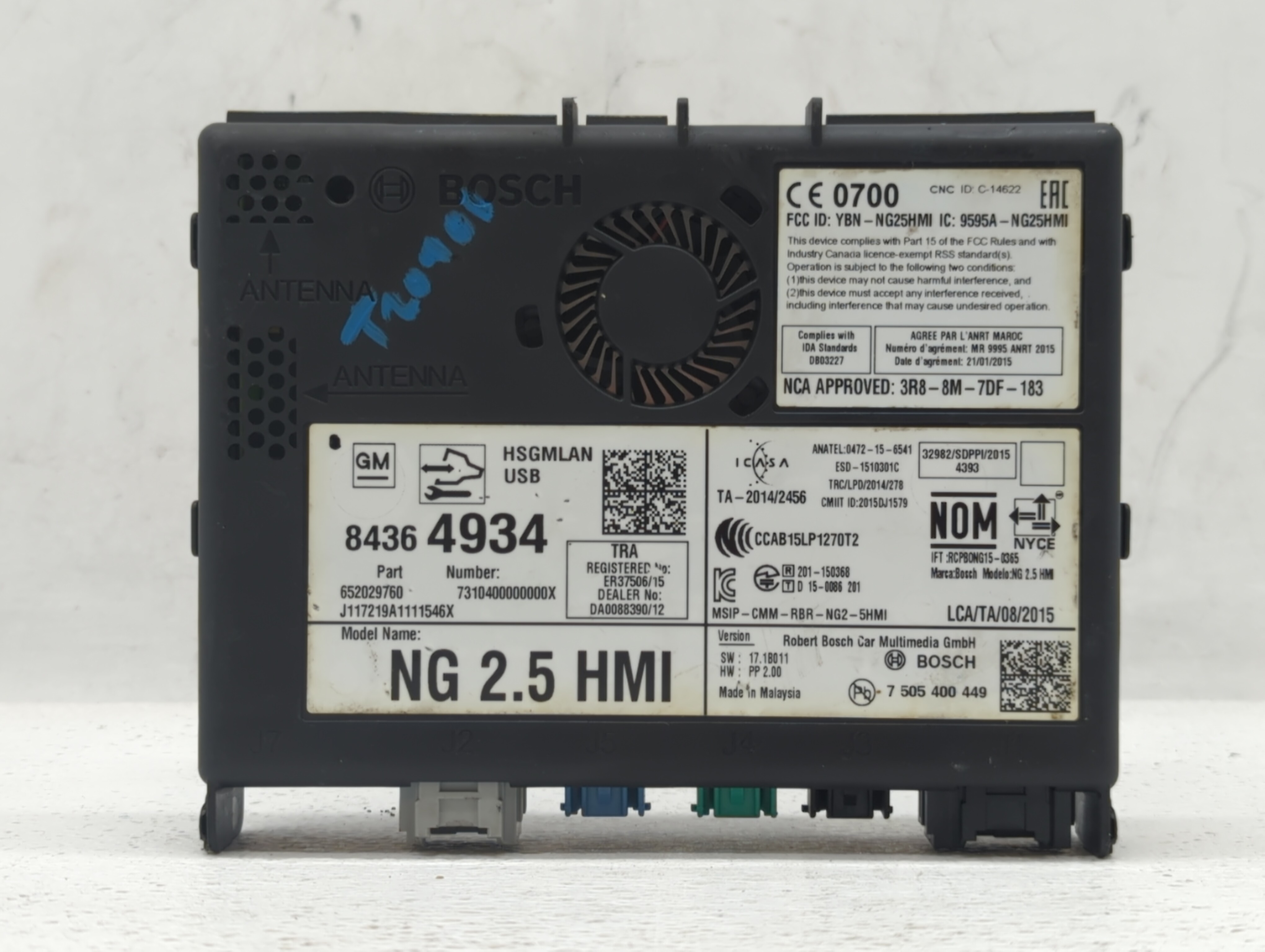 2018 Chevrolet Camaro Am Fm Cd Player Radio Receiver 498087 - Oemusedautoparts1.com
