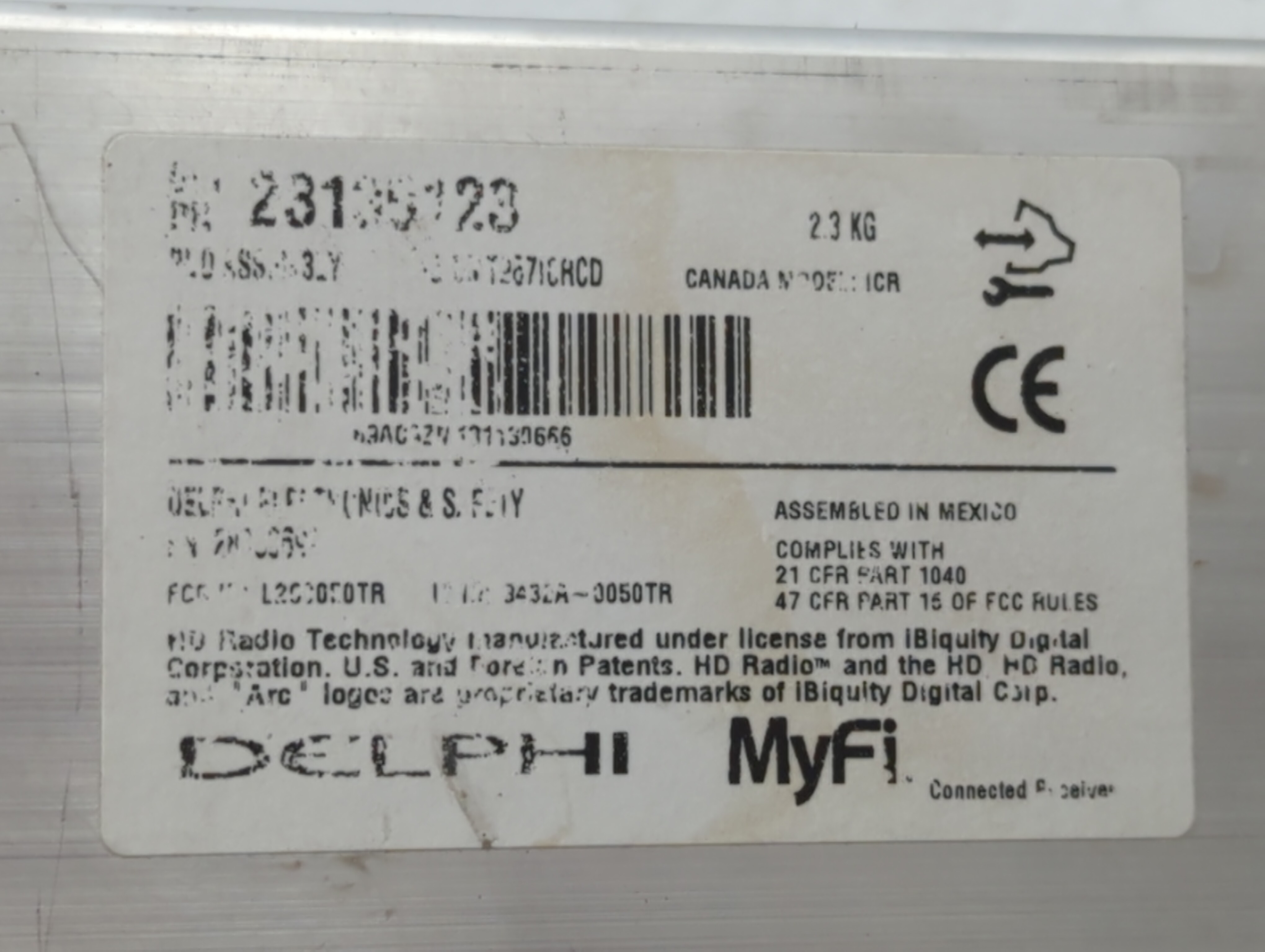 2015-2017 Chevrolet Traverse Am Fm Cd Player Radio Receiver 500084 - Oemusedautoparts1.com