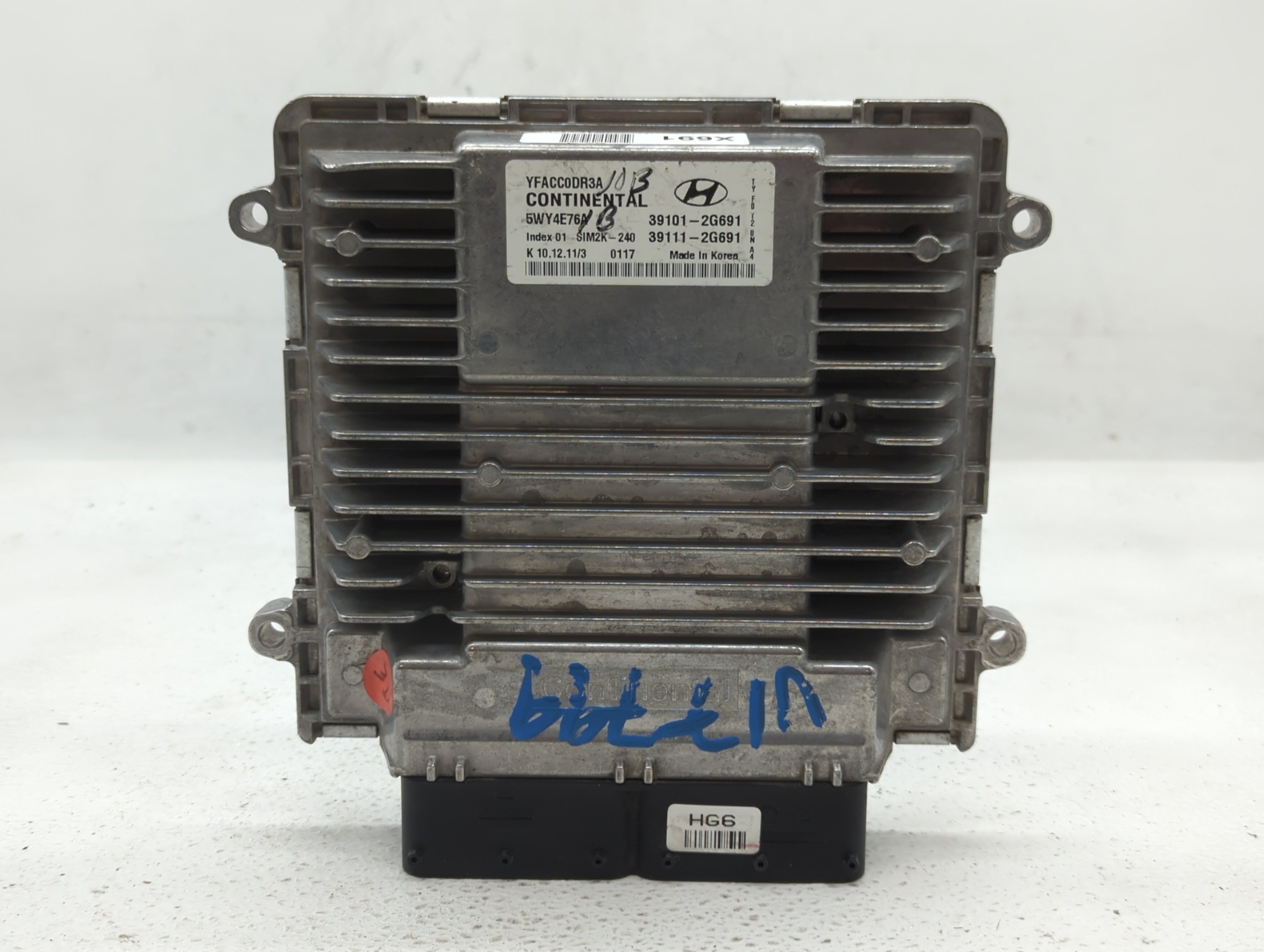 2011-2014 Hyundai Sonata Engine Computer Ecu Pcm Ecm Pcu Oem 502507 - Oemusedautoparts1.com