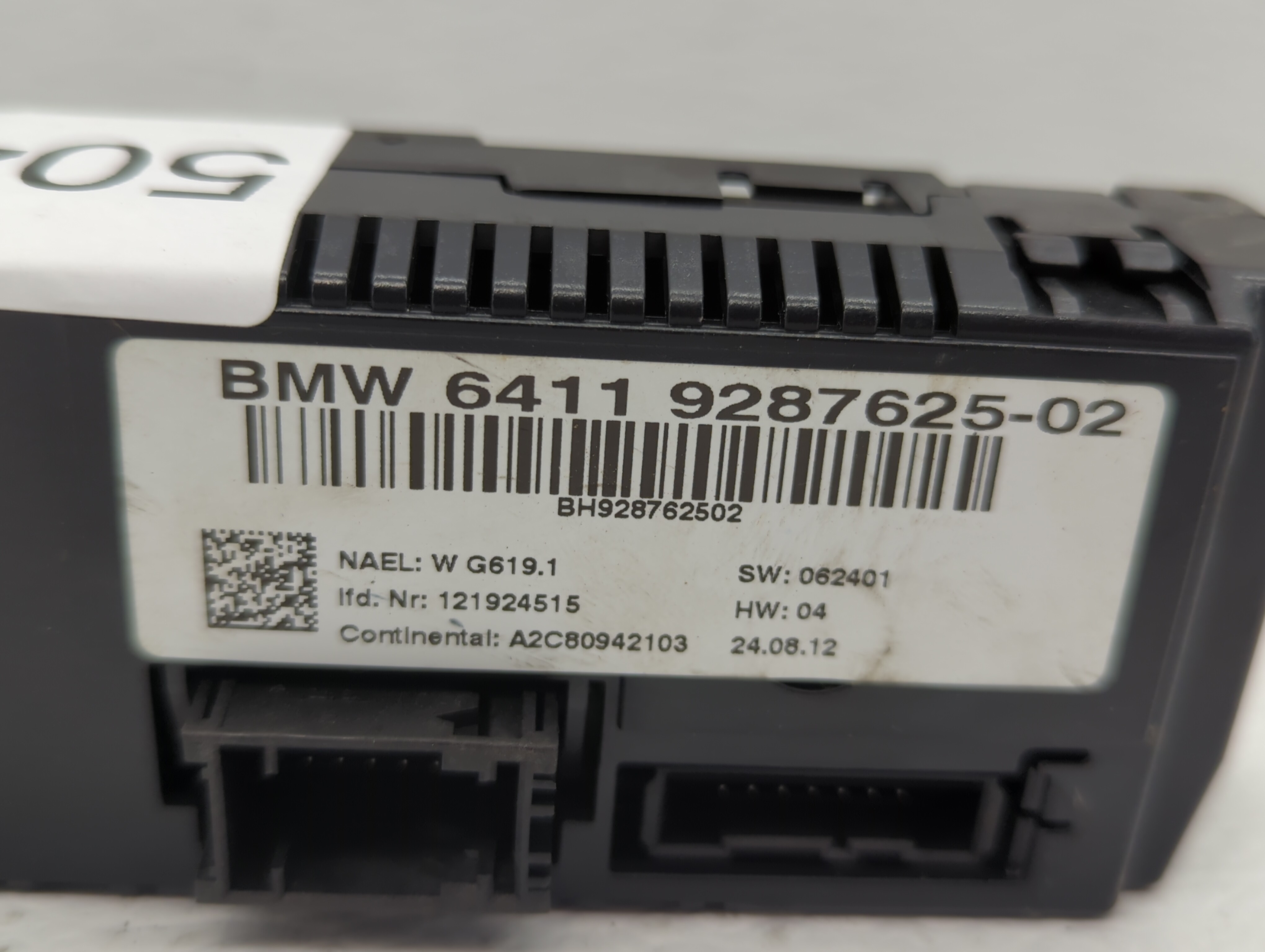 Picture of 2012-2015 Bmw X1 Ac Heater Climate Control 6411 9287625-02 504084