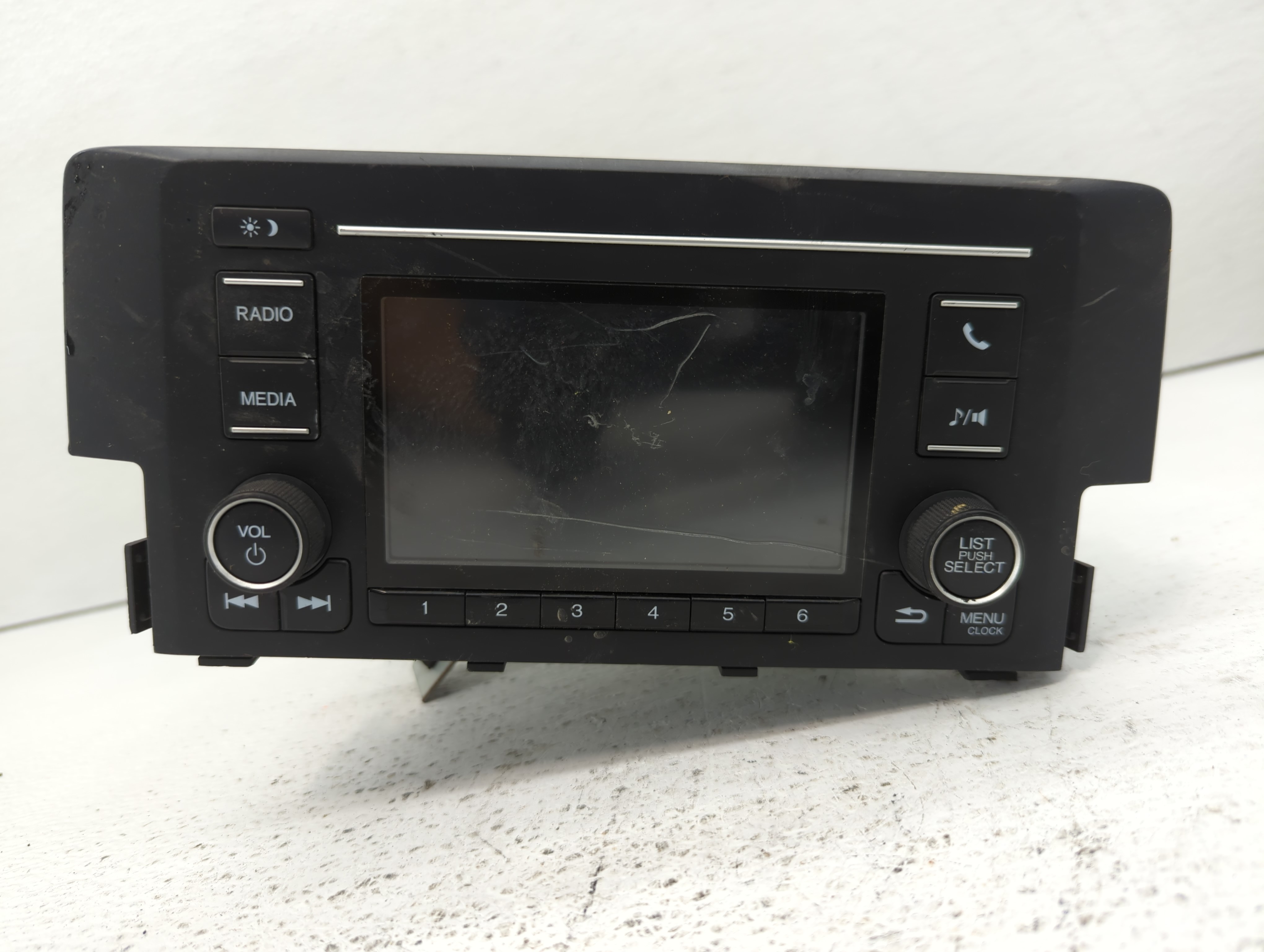 2016-2017 Honda Civic Am Fm Cd Player Radio Receiver 509634 - Oemusedautoparts1.com