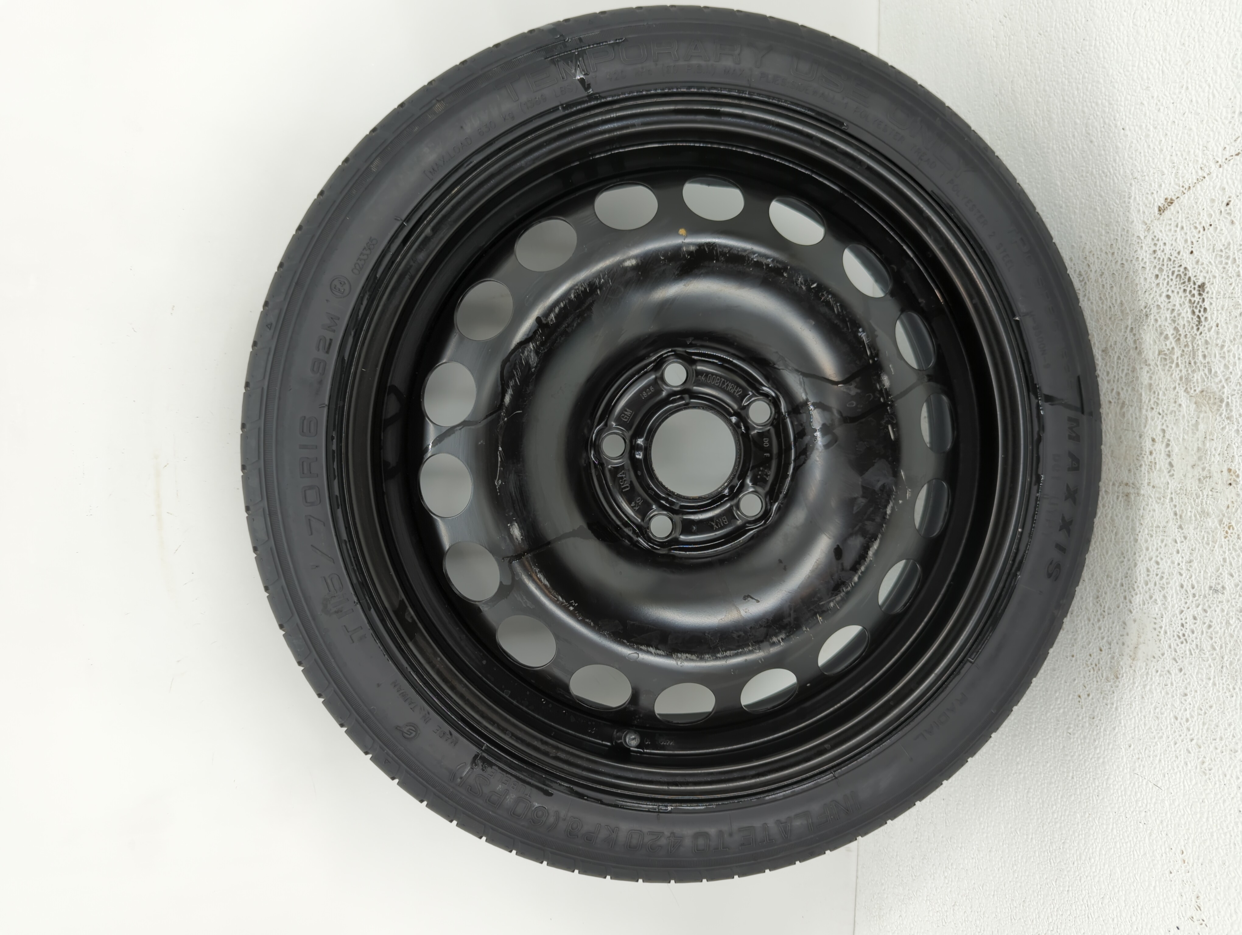2011-2016 Chevrolet Cruze Spare Donut Tire Wheel Rim Oem 515083 - Oemusedautoparts1.com
