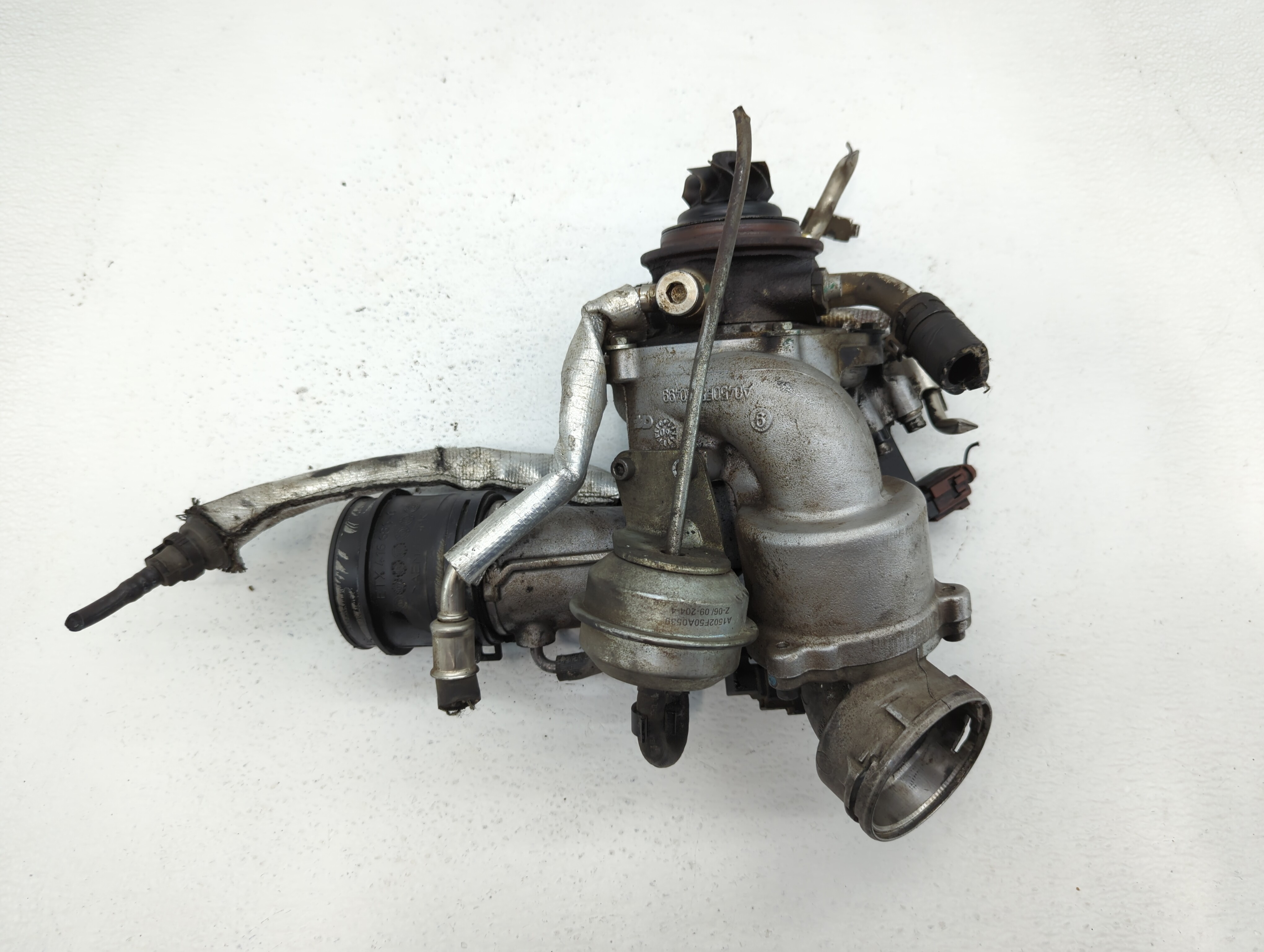 2009-2012 Volkswagen Cc Turbocharger Exhaust Manifold With Turbo Charger 519678 - Oemusedautoparts1.com