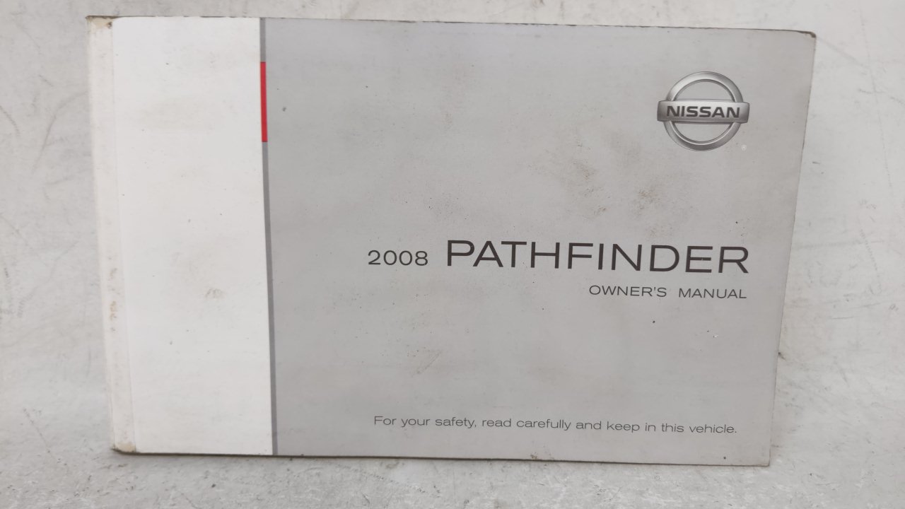Picture of 2008 Nissan Pathfinder Owners Manual Book Guide 53003
