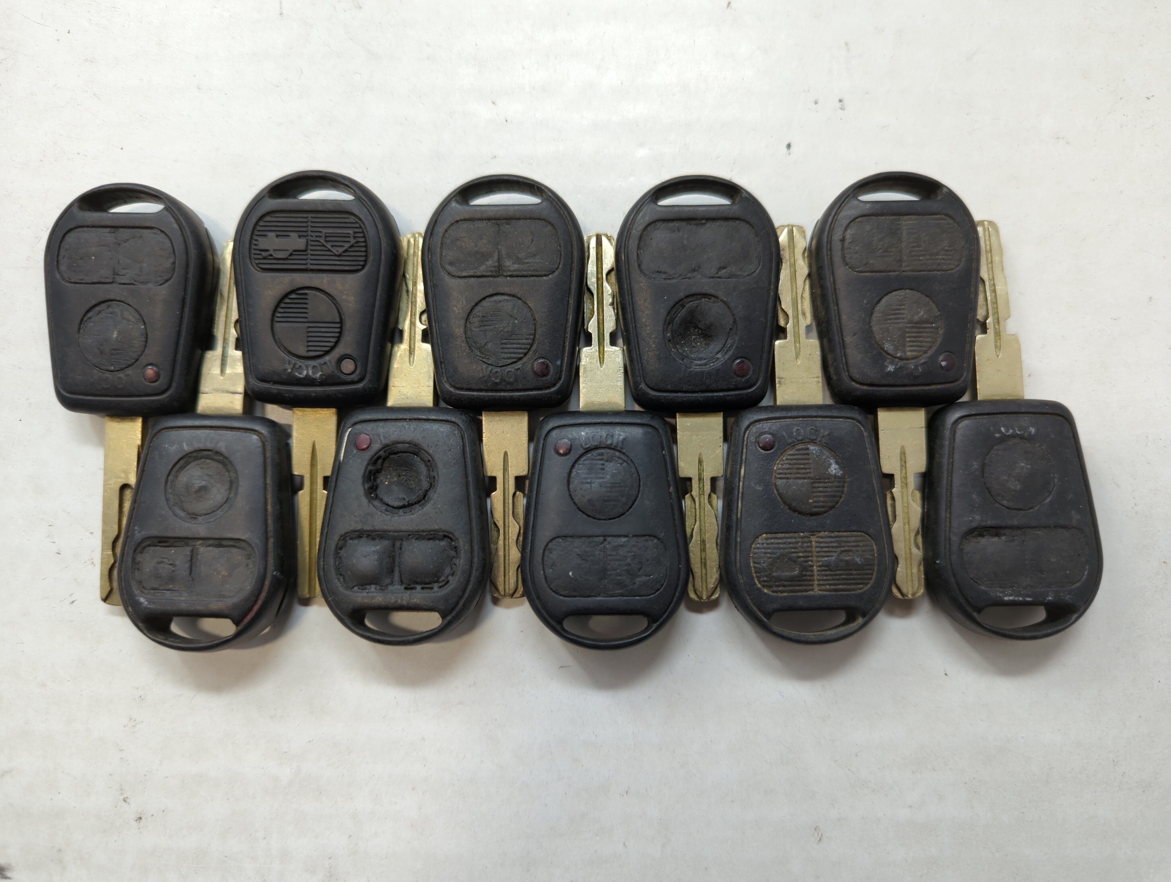 Lot of 10 Bmw Keyless Entry Remote Fob LX8 FZV 533858 - Oemusedautoparts1.com