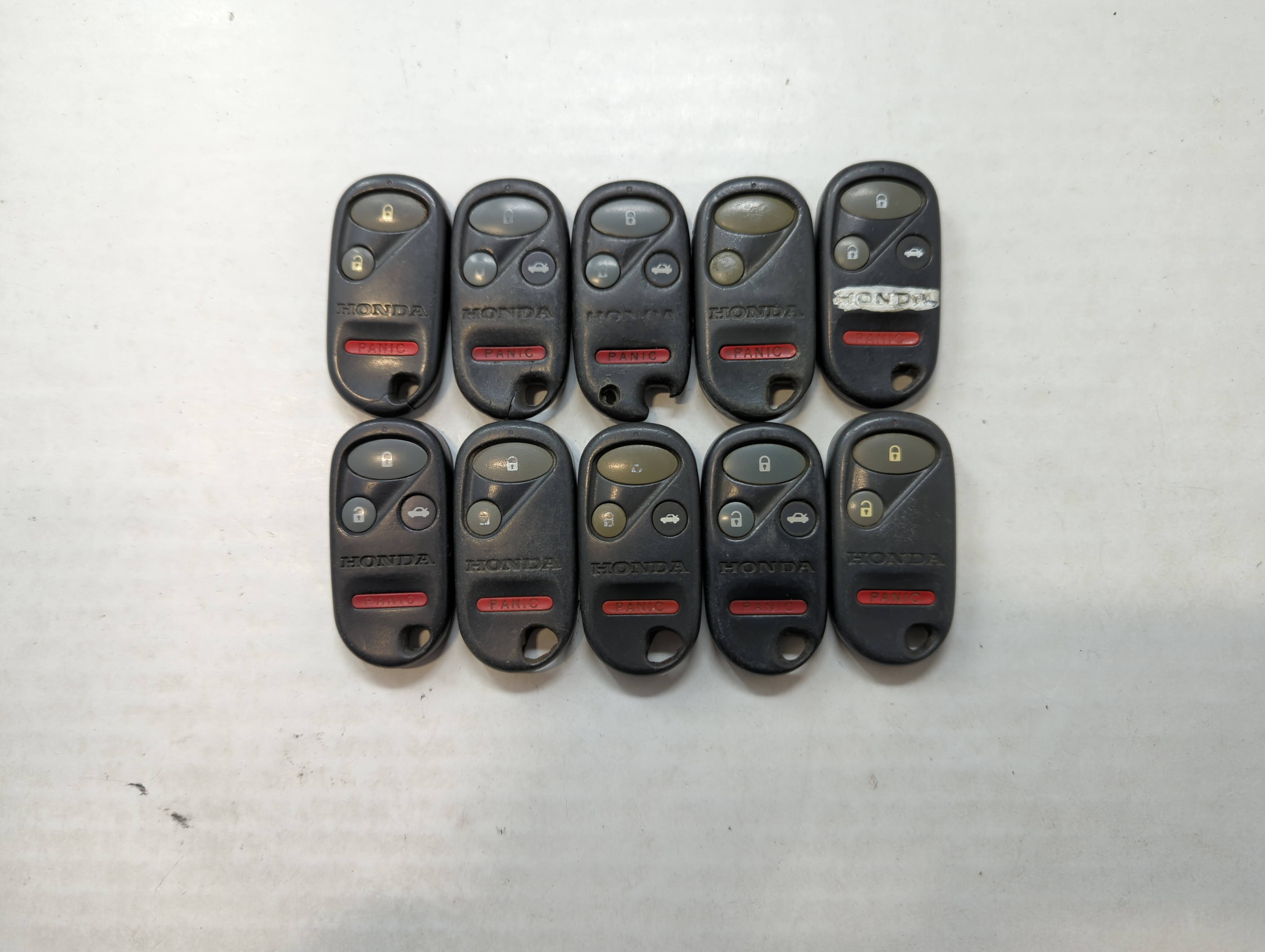 Lot of 10 Honda Keyless Entry Remote Fob KOBUTAH2T | NHVWB1U523 533878 - Oemusedautoparts1.com