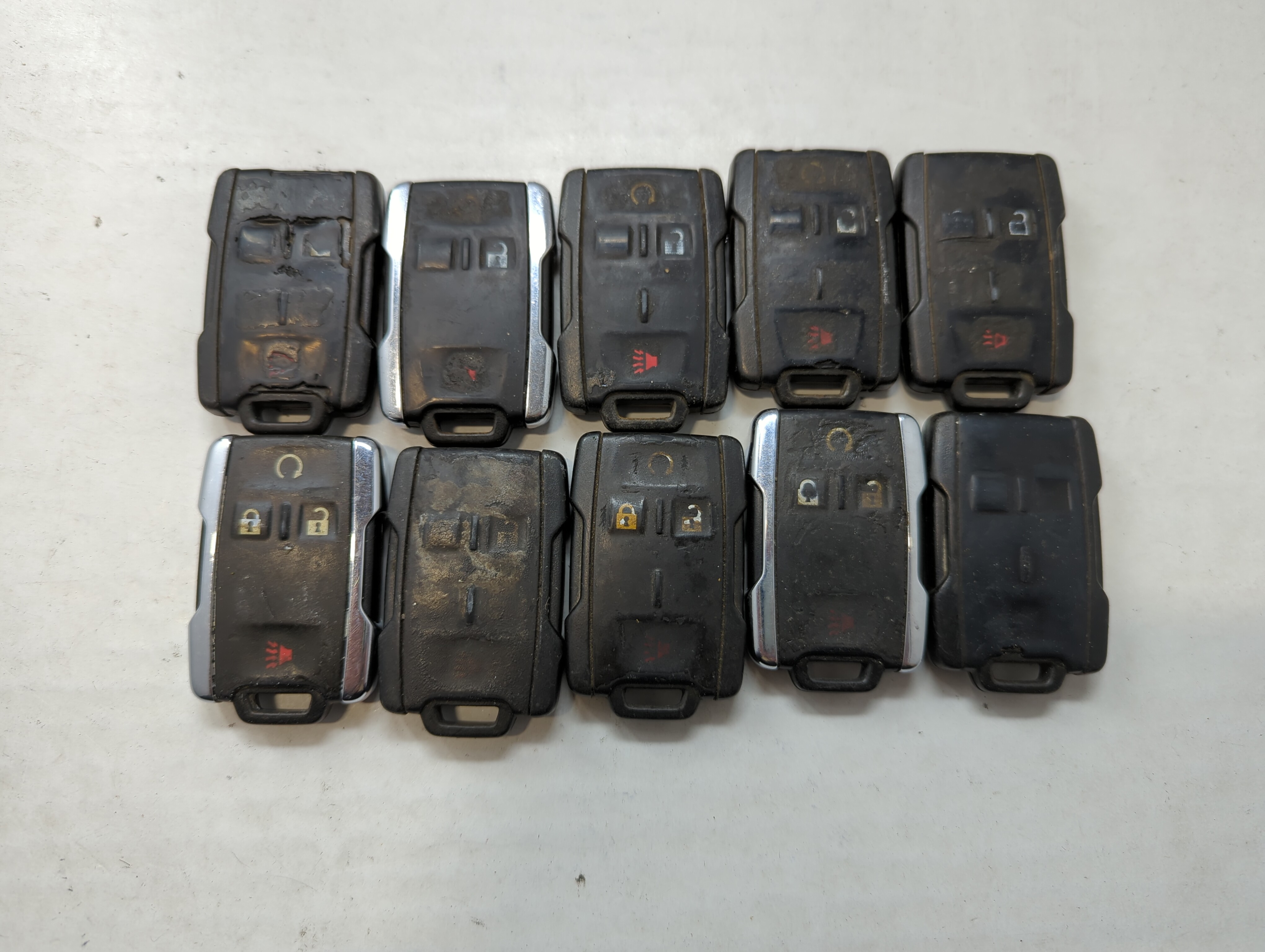Lot of 10 Chevrolet Keyless Entry Remote Fob M3N-32337100 13577771 | 533887 - Oemusedautoparts1.com