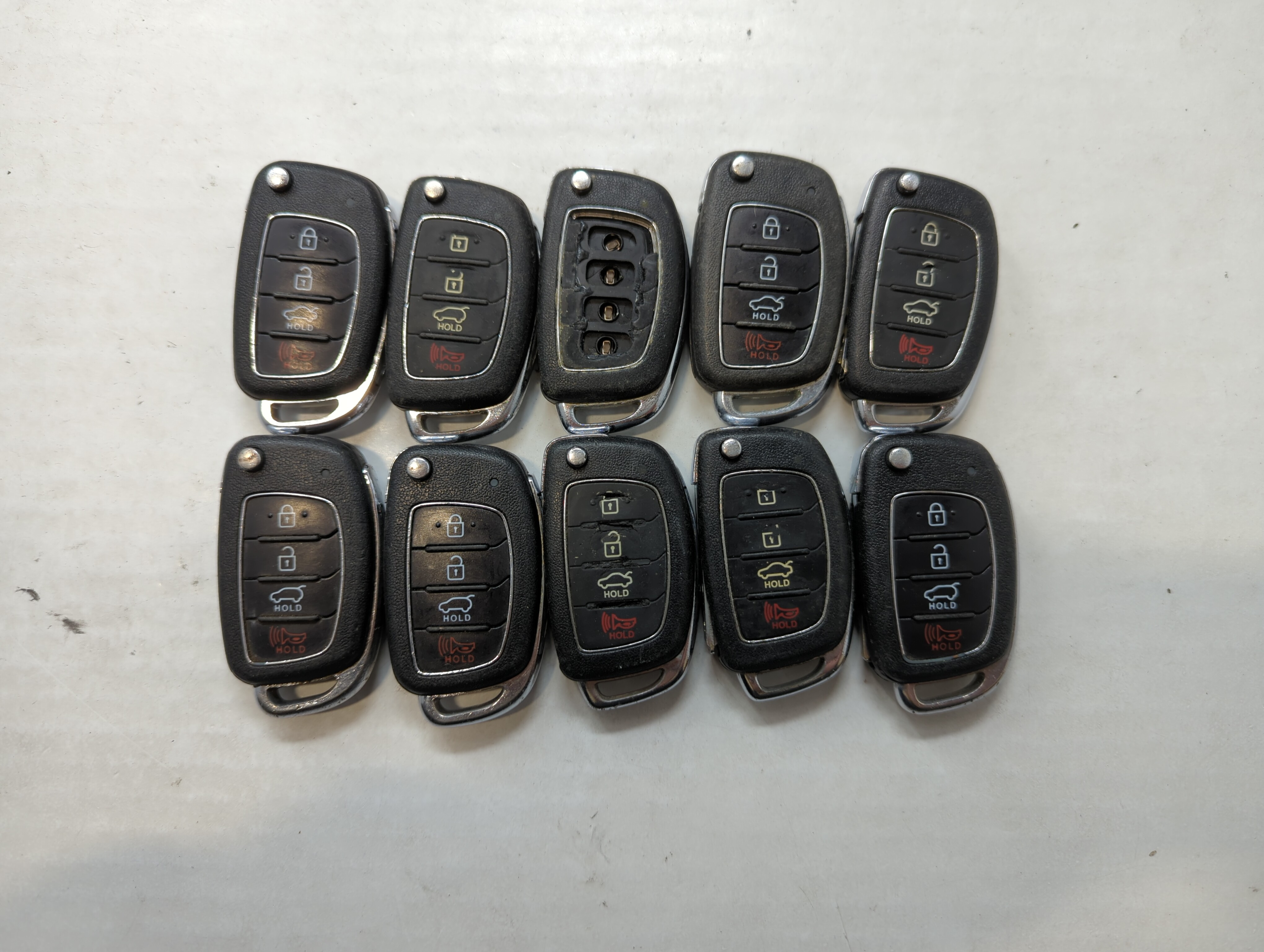 Lot of 10 Hyundai Keyless Entry Remote Fob TQ8-RKE-4F16 | TQ8-RKE-4F25 533892 - Oemusedautoparts1.com