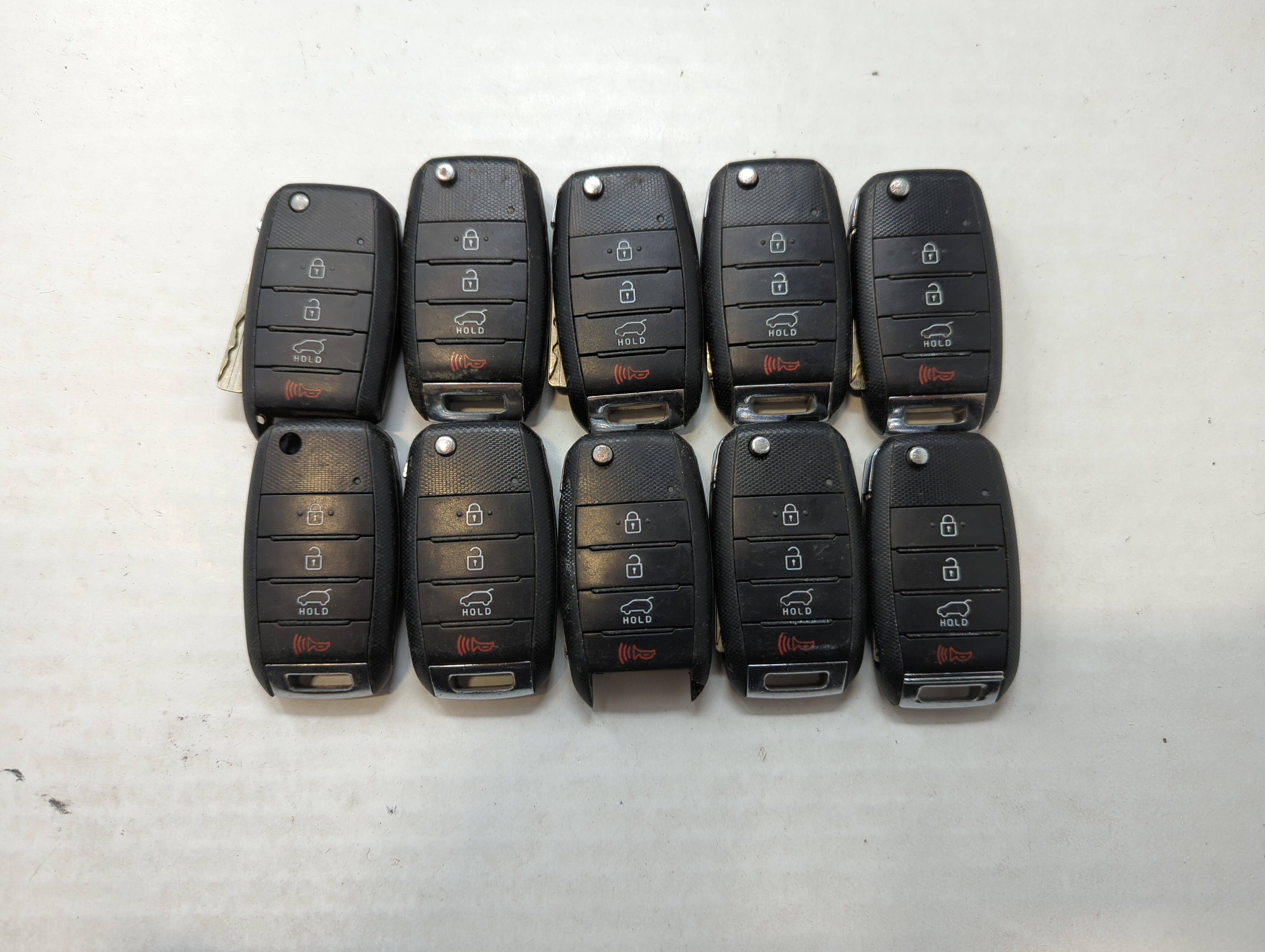 Lot of 10 Kia Keyless Entry Remote Fob MIXED FCC IDS MIXED PART NUMBERS 533894 - Oemusedautoparts1.com