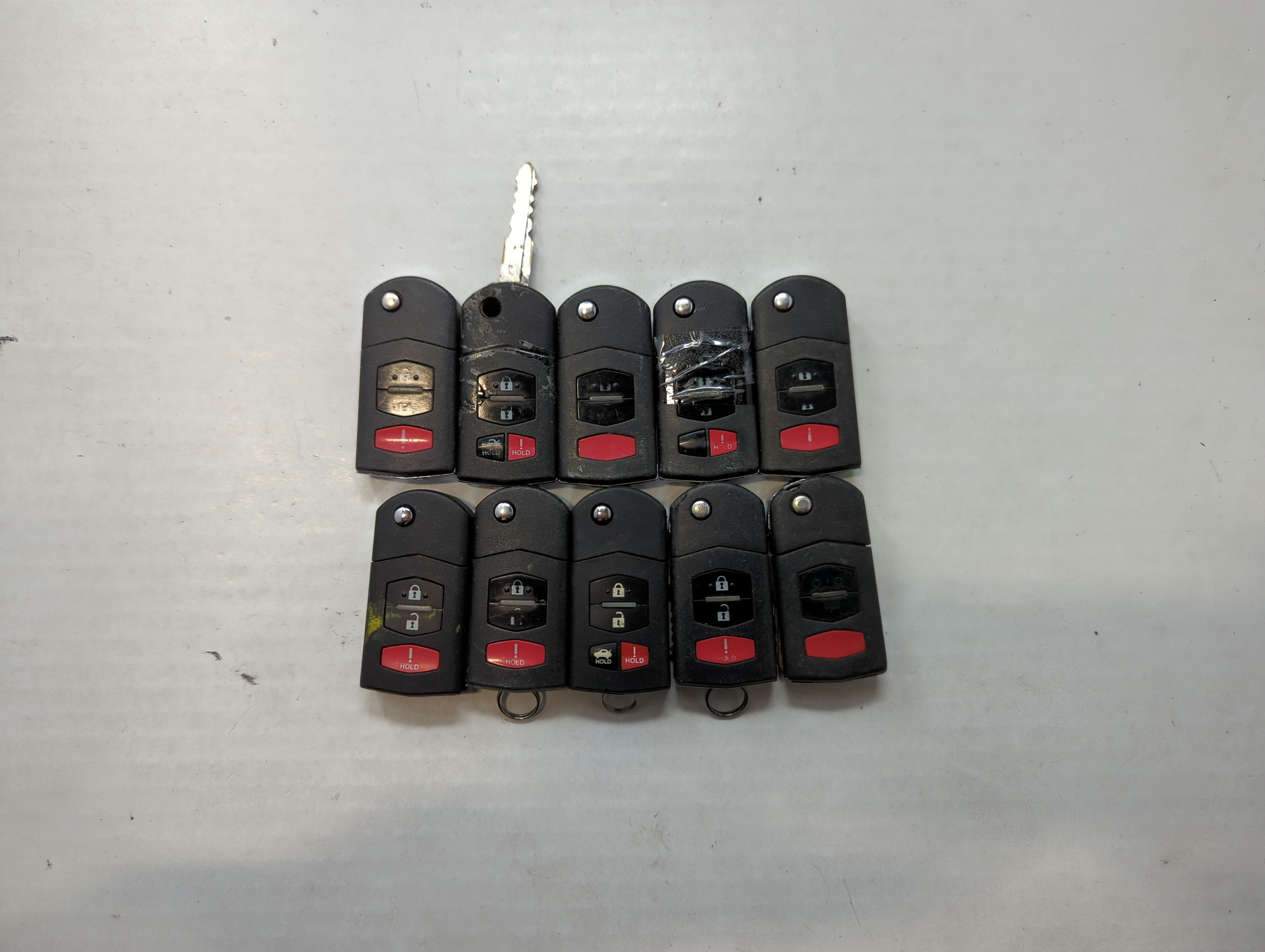 Lot of 10 Mazda Keyless Entry Remote Fob KPU41788 | BGBX1T478SKE12501 533895 - Oemusedautoparts1.com