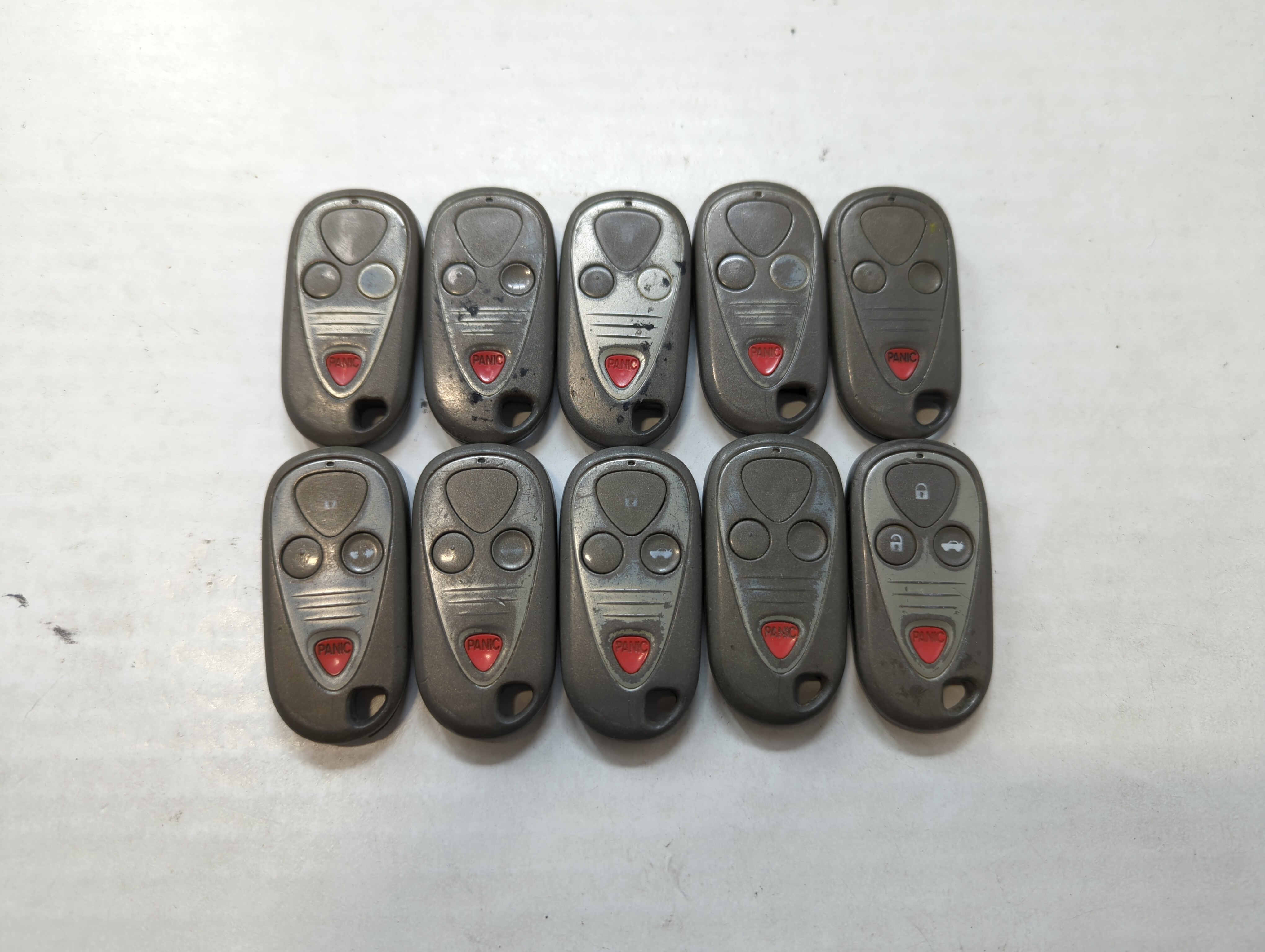 Lot of 10 Acura Keyless Entry Remote Fob OUCG8D-387H-A | E4EG8D-444H-A 533897 - Oemusedautoparts1.com