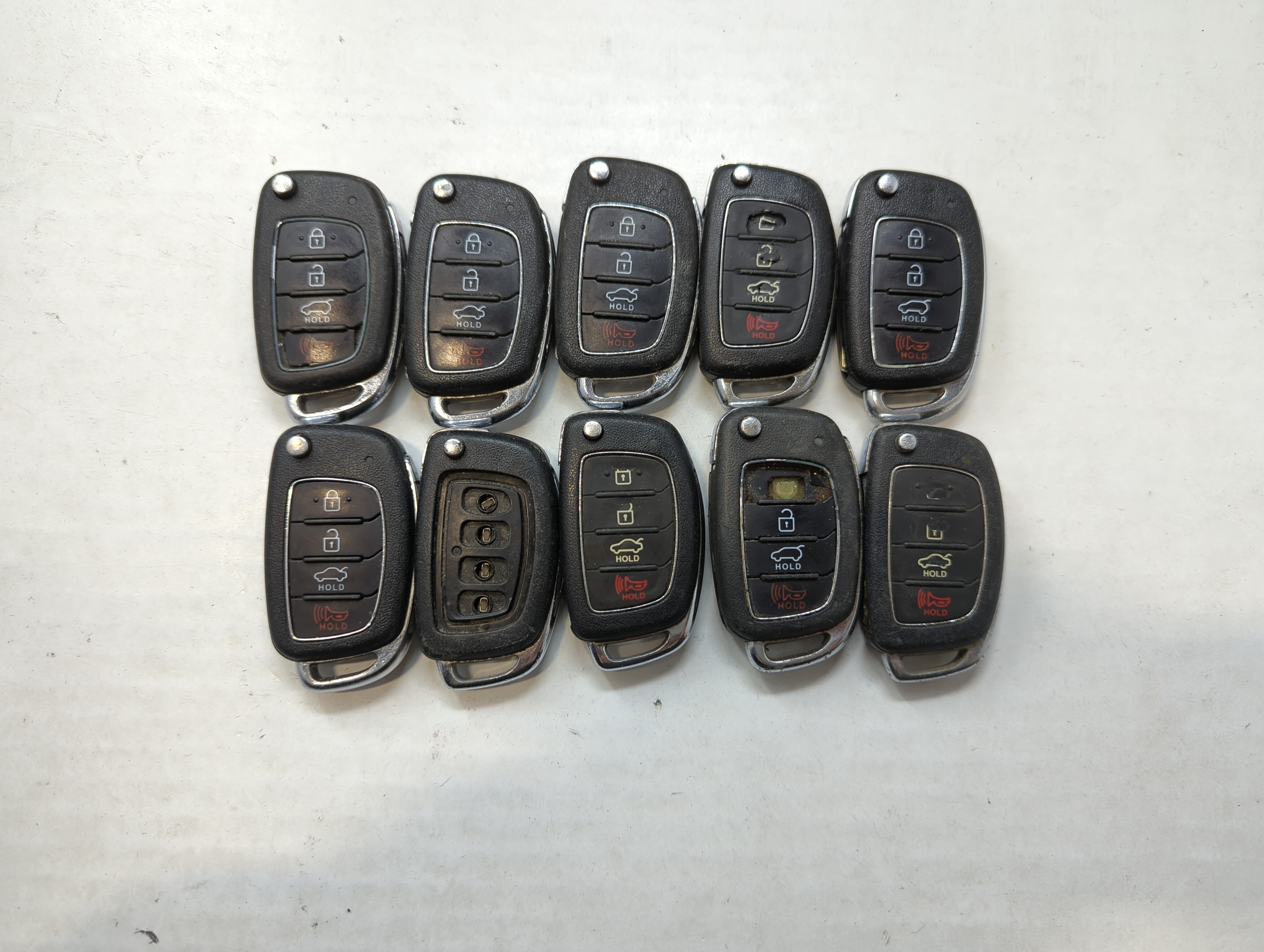 Lot of 10 Hyundai Keyless Entry Remote Fob TQ8-RKE-4F16 | TQ8-RKE-4F25 533905 - Oemusedautoparts1.com